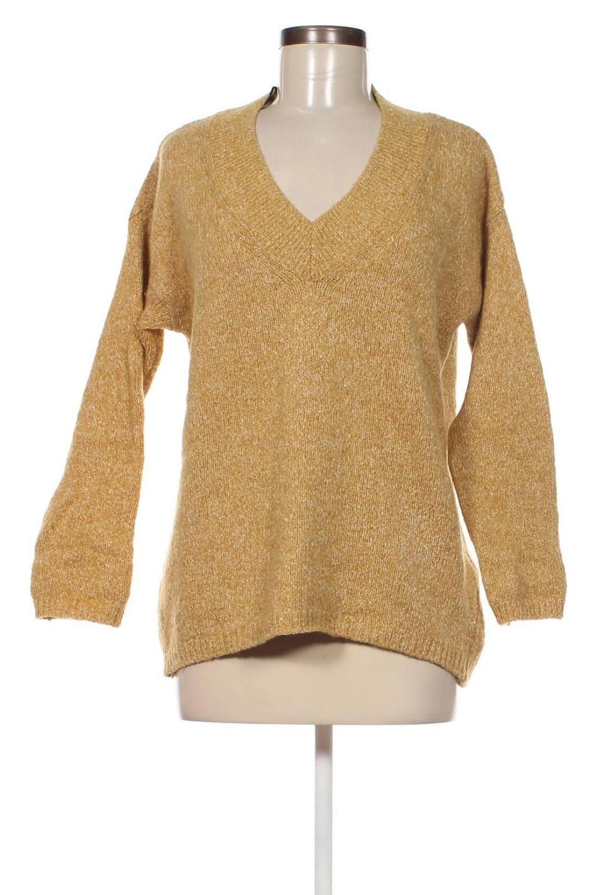 Дамски пуловер Massimo Dutti, Размер XS, Цвят Жълт, Цена 87,12 лв.