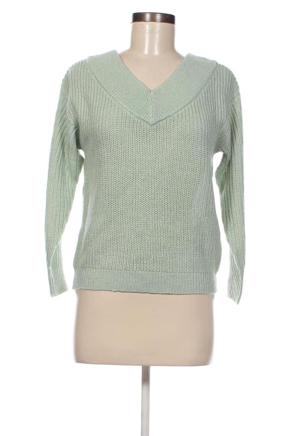 Дамски пуловер ONLY, Размер XXS, Цвят Зелен, Цена 18,36 лв.