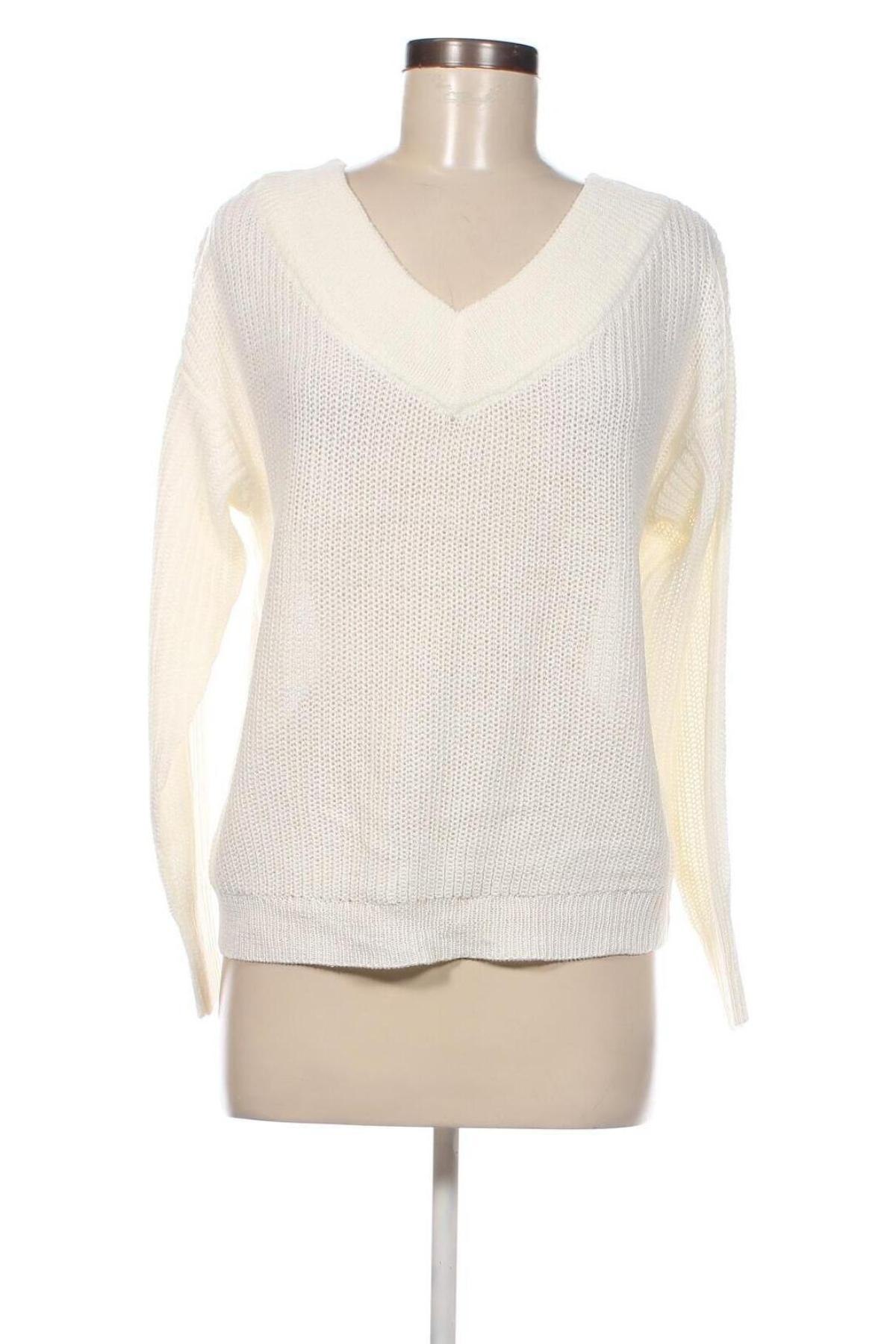 Дамски пуловер ONLY, Размер M, Цвят Бял, Цена 19,98 лв.