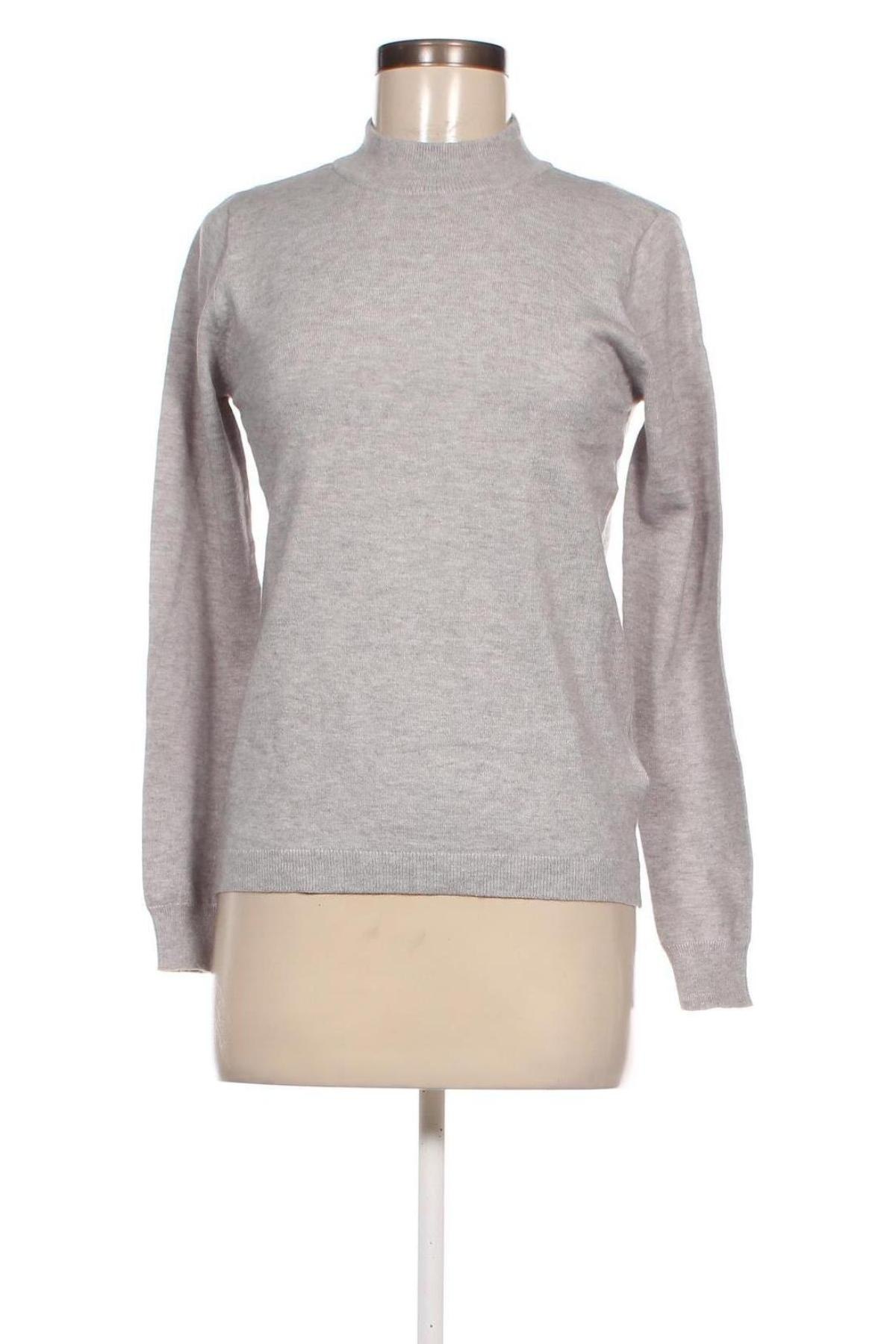 Γυναικείο πουλόβερ Object, Μέγεθος L, Χρώμα Γκρί, Τιμή 13,46 €