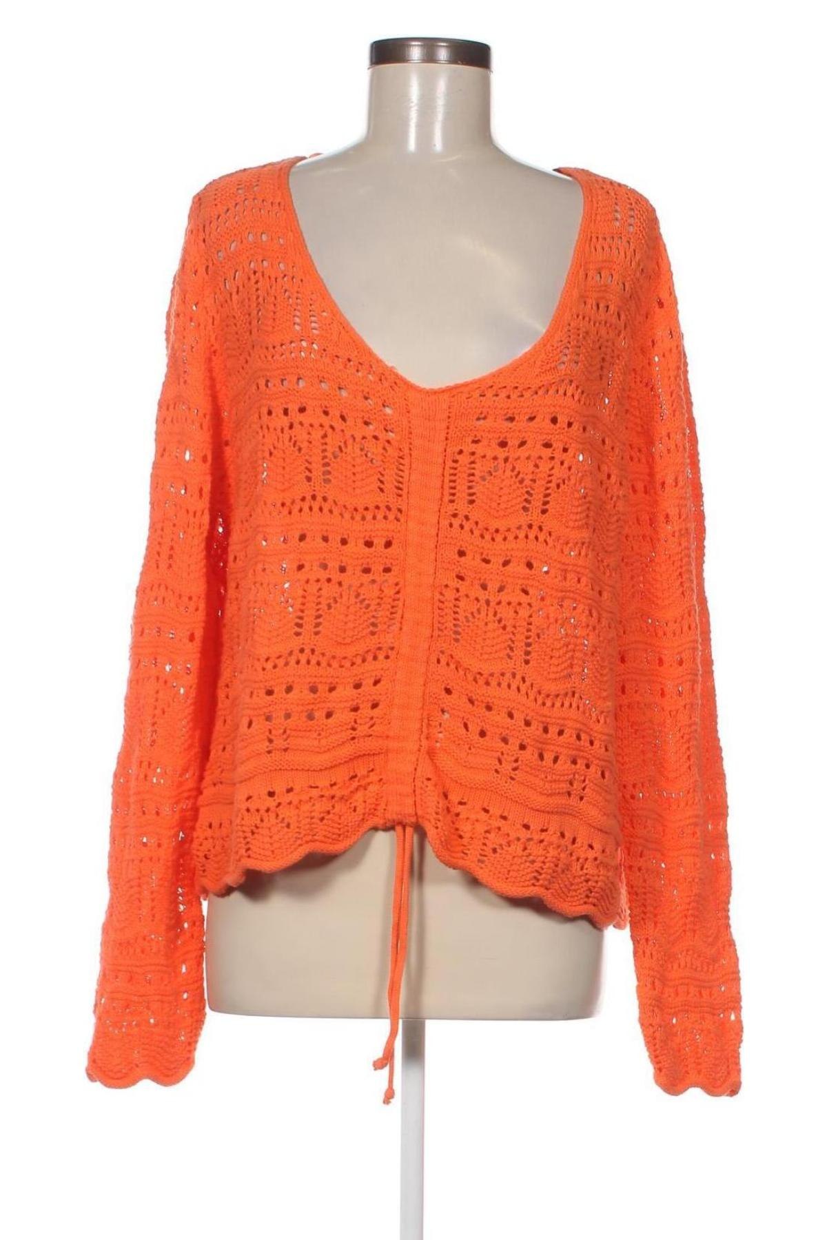 Дамски пуловер Page One, Размер XL, Цвят Оранжев, Цена 46,00 лв.