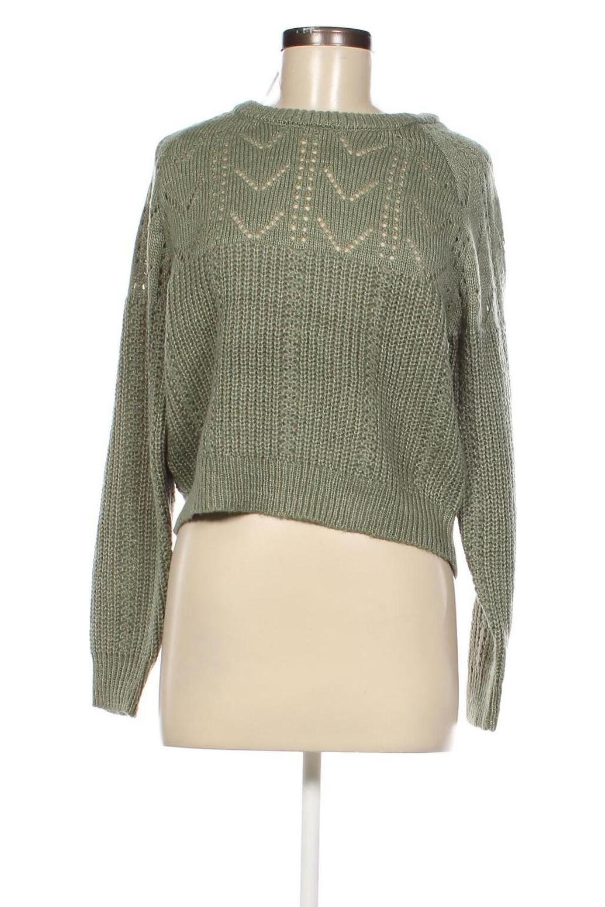 Γυναικείο πουλόβερ Pieces, Μέγεθος XS, Χρώμα Πράσινο, Τιμή 8,91 €