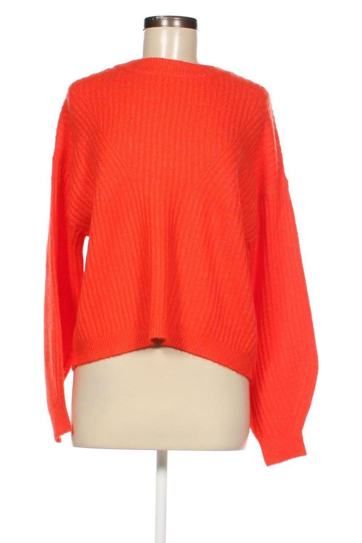 Γυναικείο πουλόβερ Pieces, Μέγεθος S, Χρώμα Πορτοκαλί, Τιμή 10,30 €