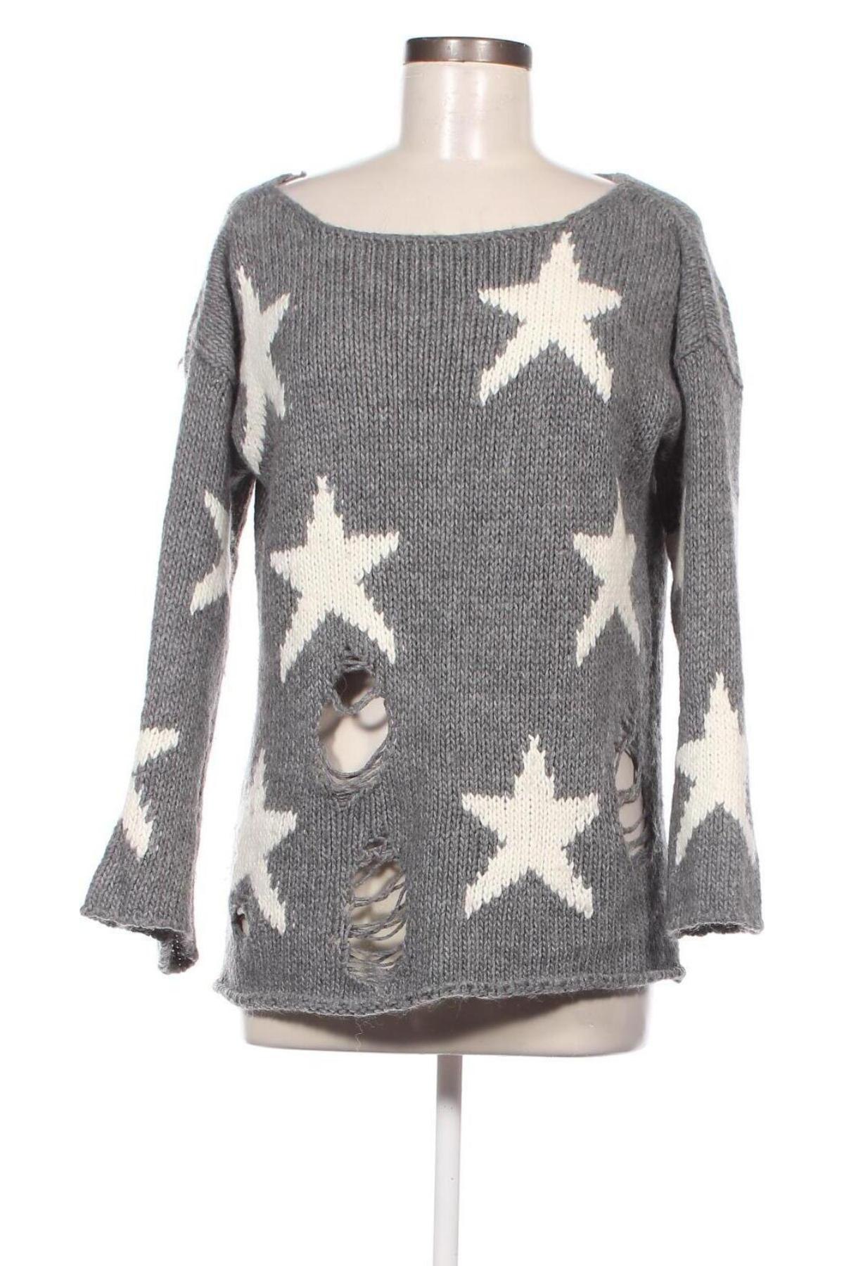 Γυναικείο πουλόβερ Please, Μέγεθος M, Χρώμα Γκρί, Τιμή 9,25 €