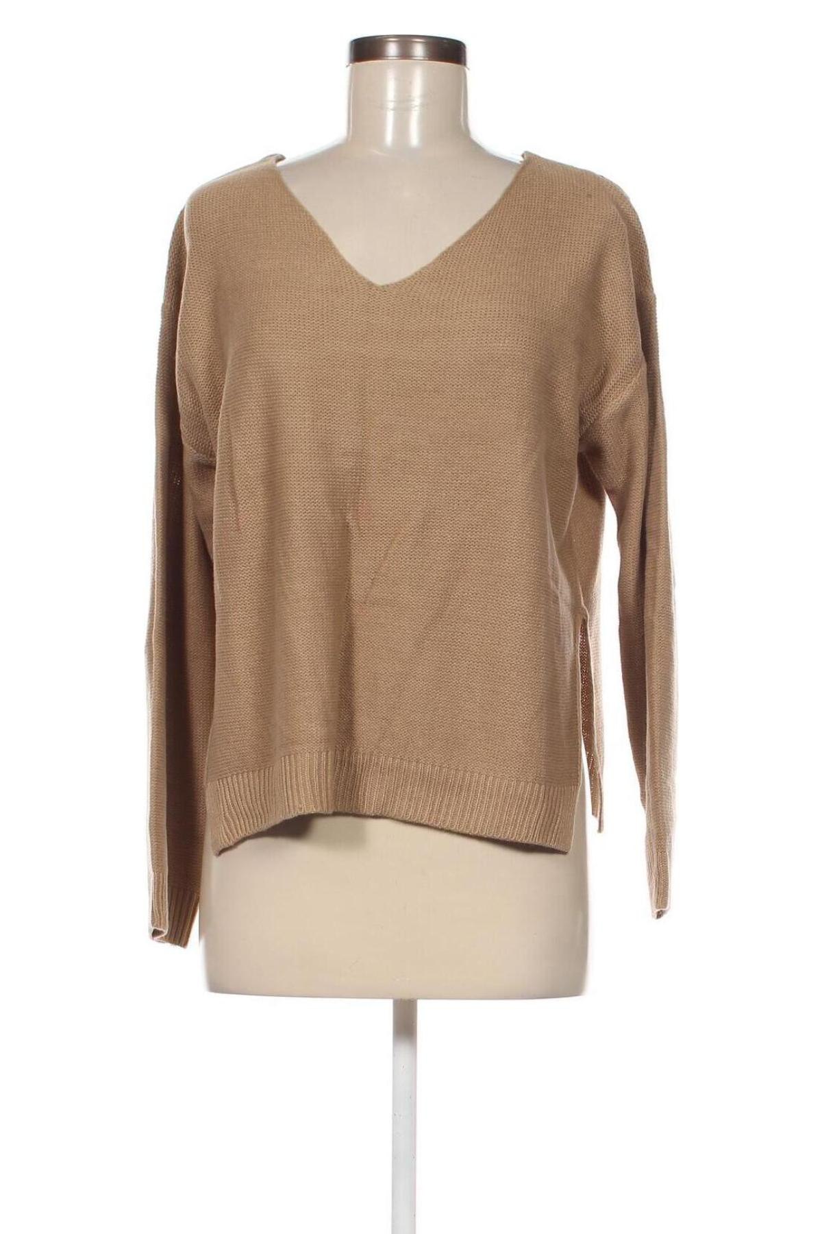 Γυναικείο πουλόβερ SHEIN, Μέγεθος M, Χρώμα  Μπέζ, Τιμή 10,67 €
