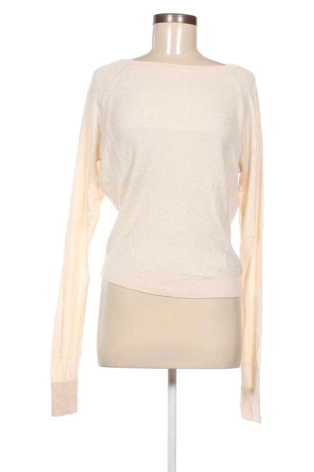 Дамски пуловер Sisley, Размер M, Цвят Бежов, Цена 44,00 лв.