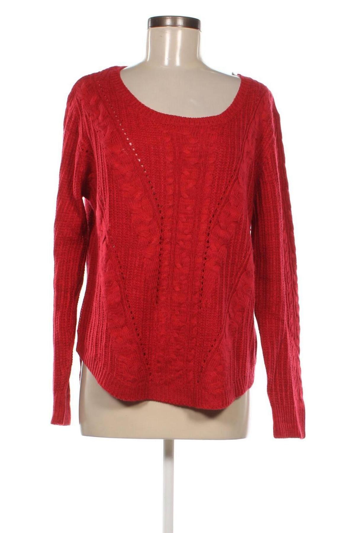 Дамски пуловер So, Размер XL, Цвят Червен, Цена 6,09 лв.