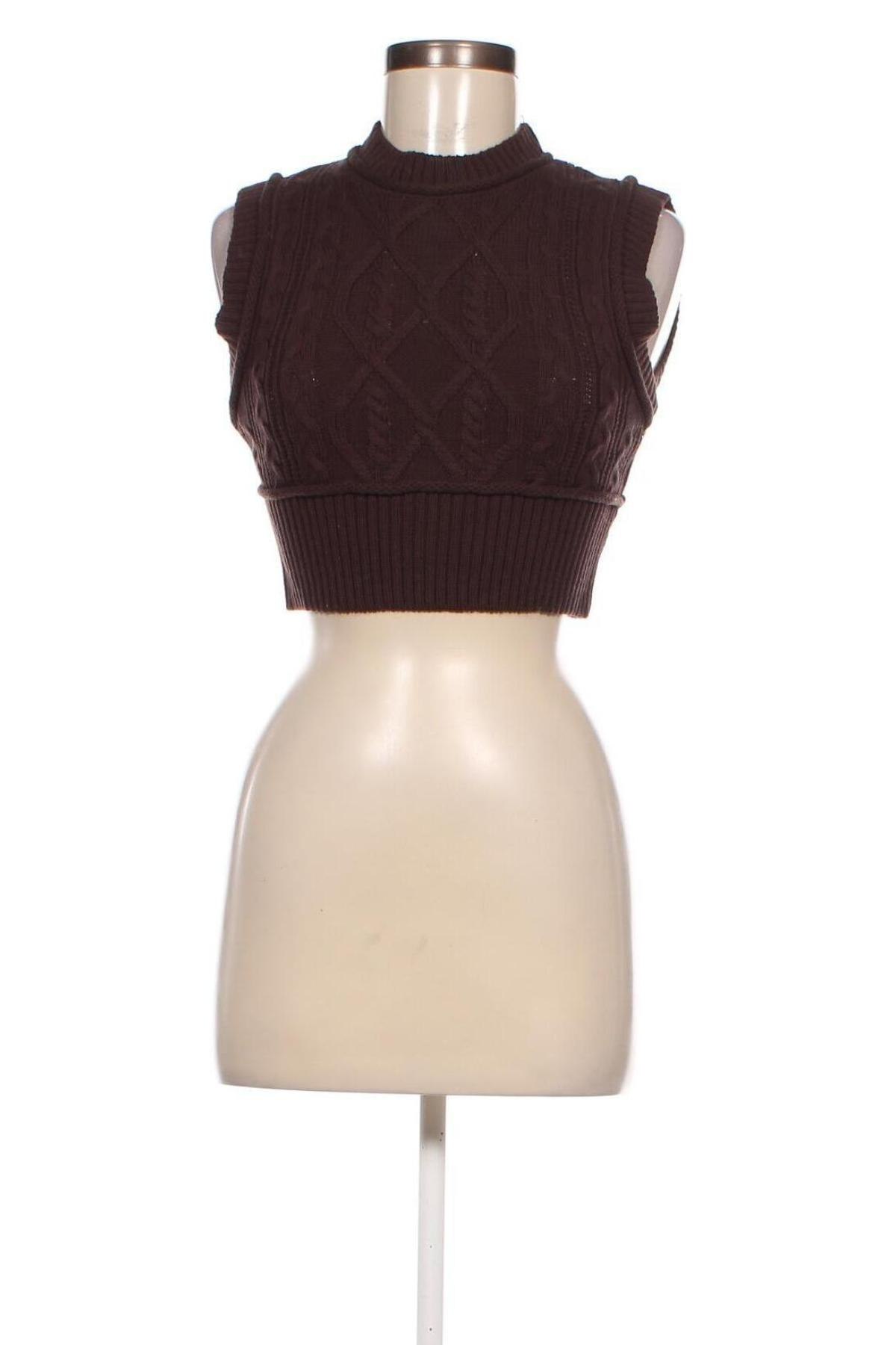 Дамски пуловер Tally Weijl, Размер XS, Цвят Кафяв, Цена 46,00 лв.