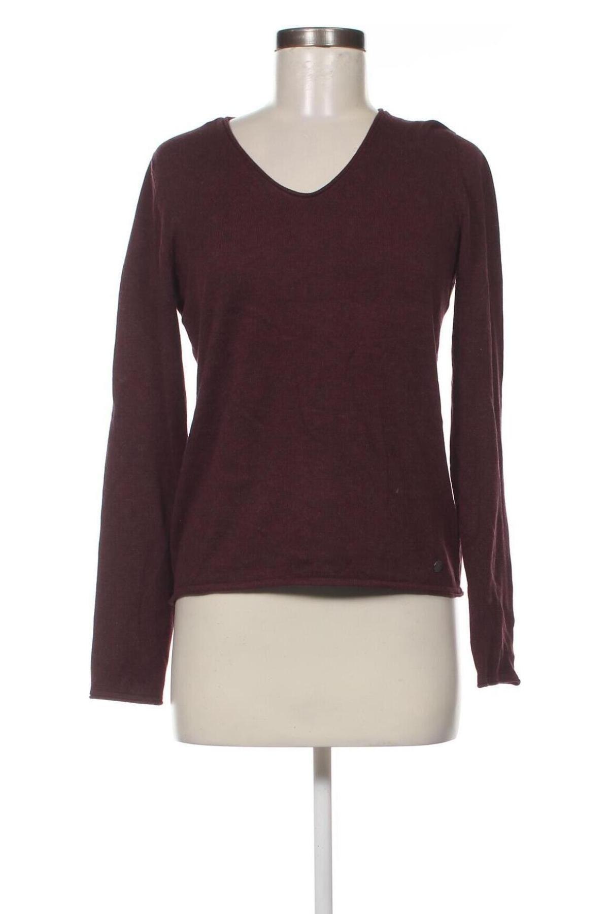 Дамски пуловер Tom Tailor, Размер M, Цвят Червен, Цена 9,57 лв.