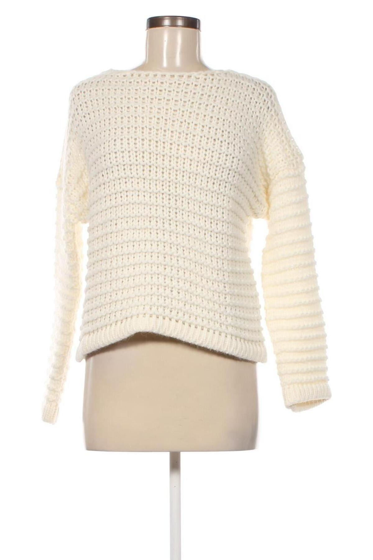Γυναικείο πουλόβερ United Colors Of Benetton, Μέγεθος XS, Χρώμα Λευκό, Τιμή 44,85 €