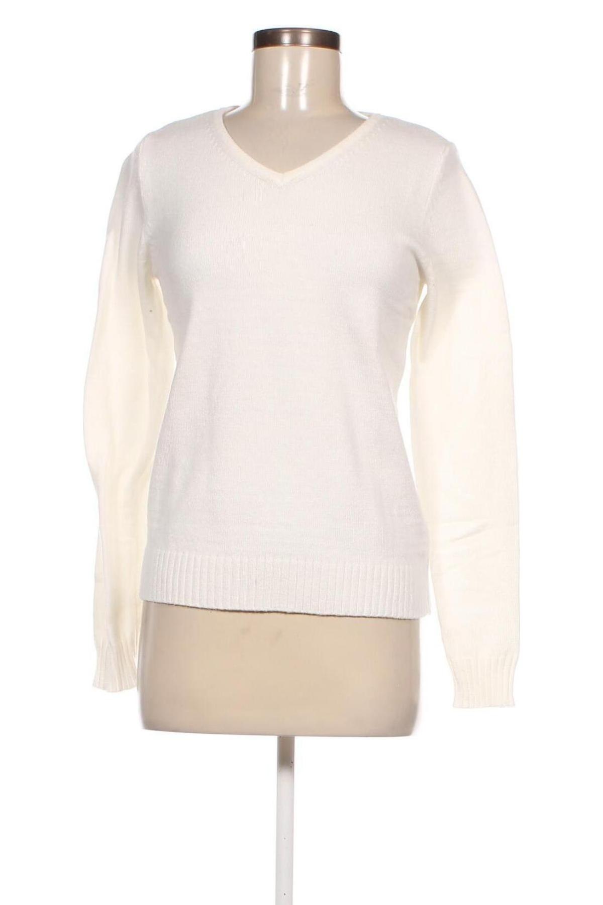 Дамски пуловер VILA, Размер XS, Цвят Бял, Цена 21,06 лв.