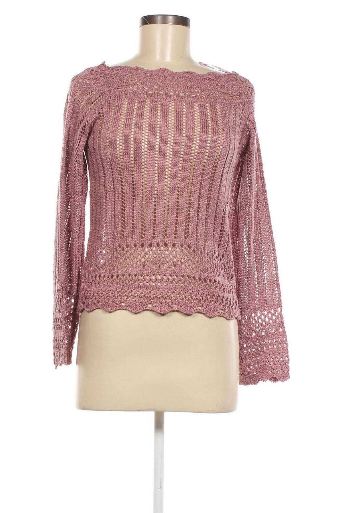Дамски пуловер Vivance, Размер XXS, Цвят Розов, Цена 15,18 лв.