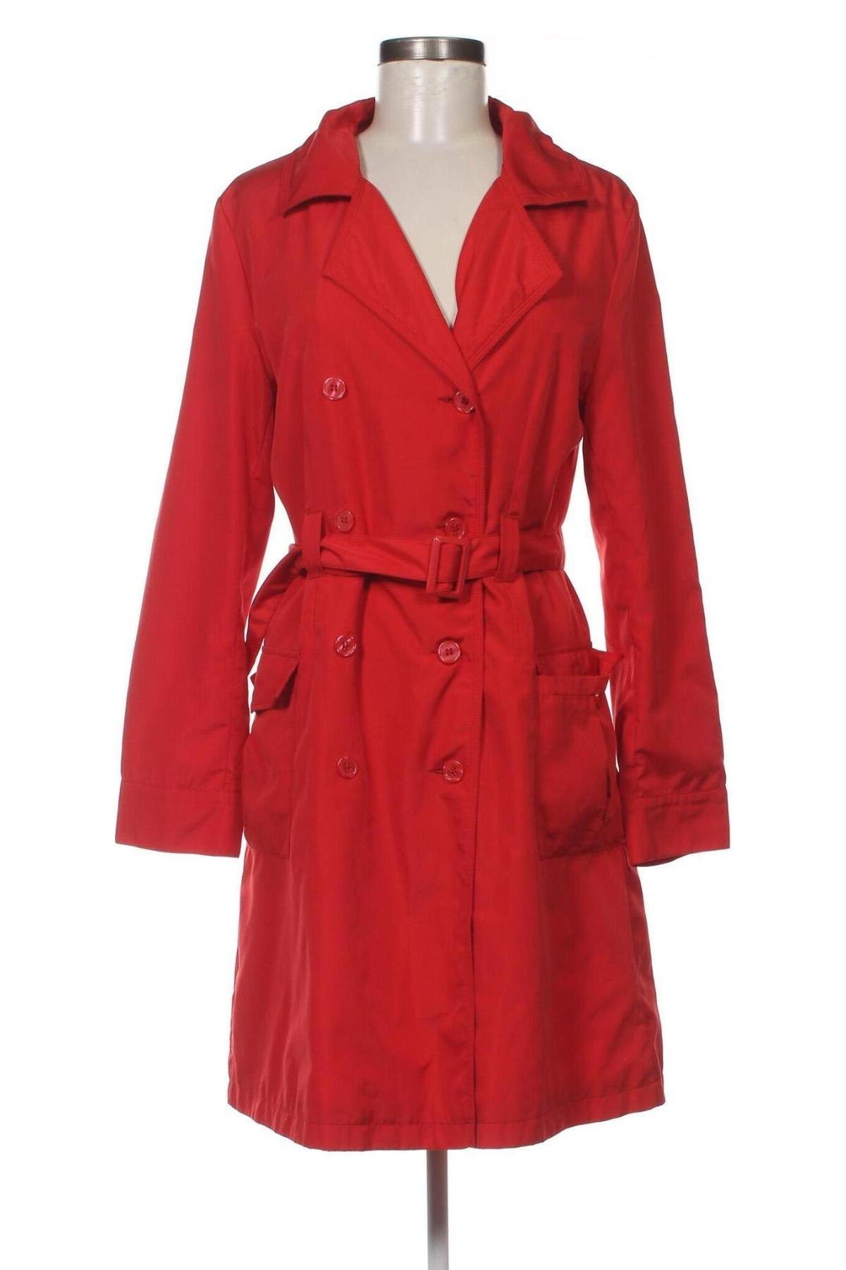 Damen Trenchcoat, Größe S, Farbe Rot, Preis 38,36 €