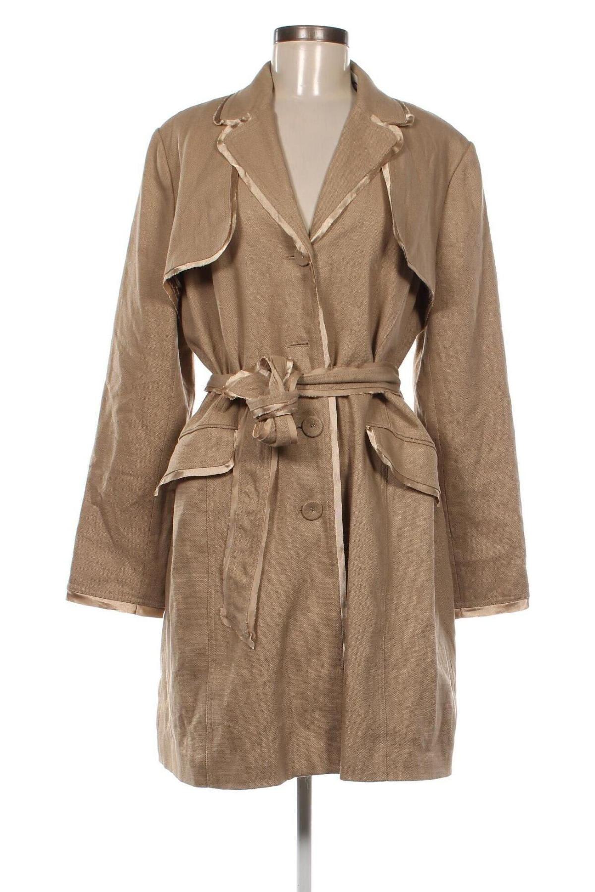 Damen Trenchcoat Cote Femme, Größe XL, Farbe Beige, Preis 85,50 €
