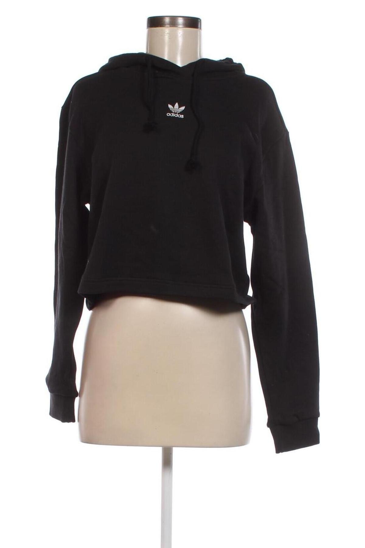 Γυναικείο φούτερ Adidas Originals, Μέγεθος S, Χρώμα Μαύρο, Τιμή 52,58 €