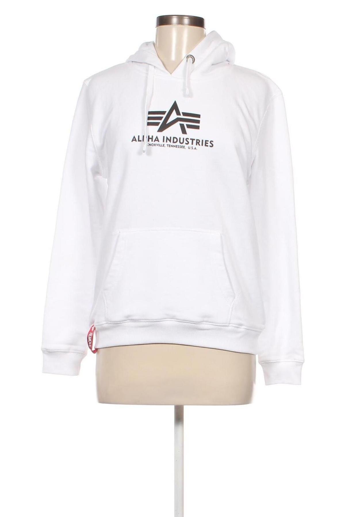 Γυναικείο φούτερ Alpha Industries, Μέγεθος S, Χρώμα Λευκό, Τιμή 29,97 €