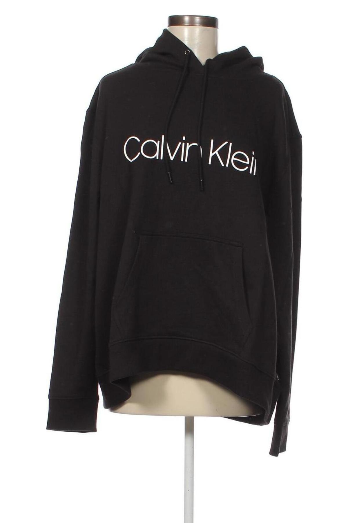 Γυναικείο φούτερ Calvin Klein, Μέγεθος 5XL, Χρώμα Μαύρο, Τιμή 52,41 €