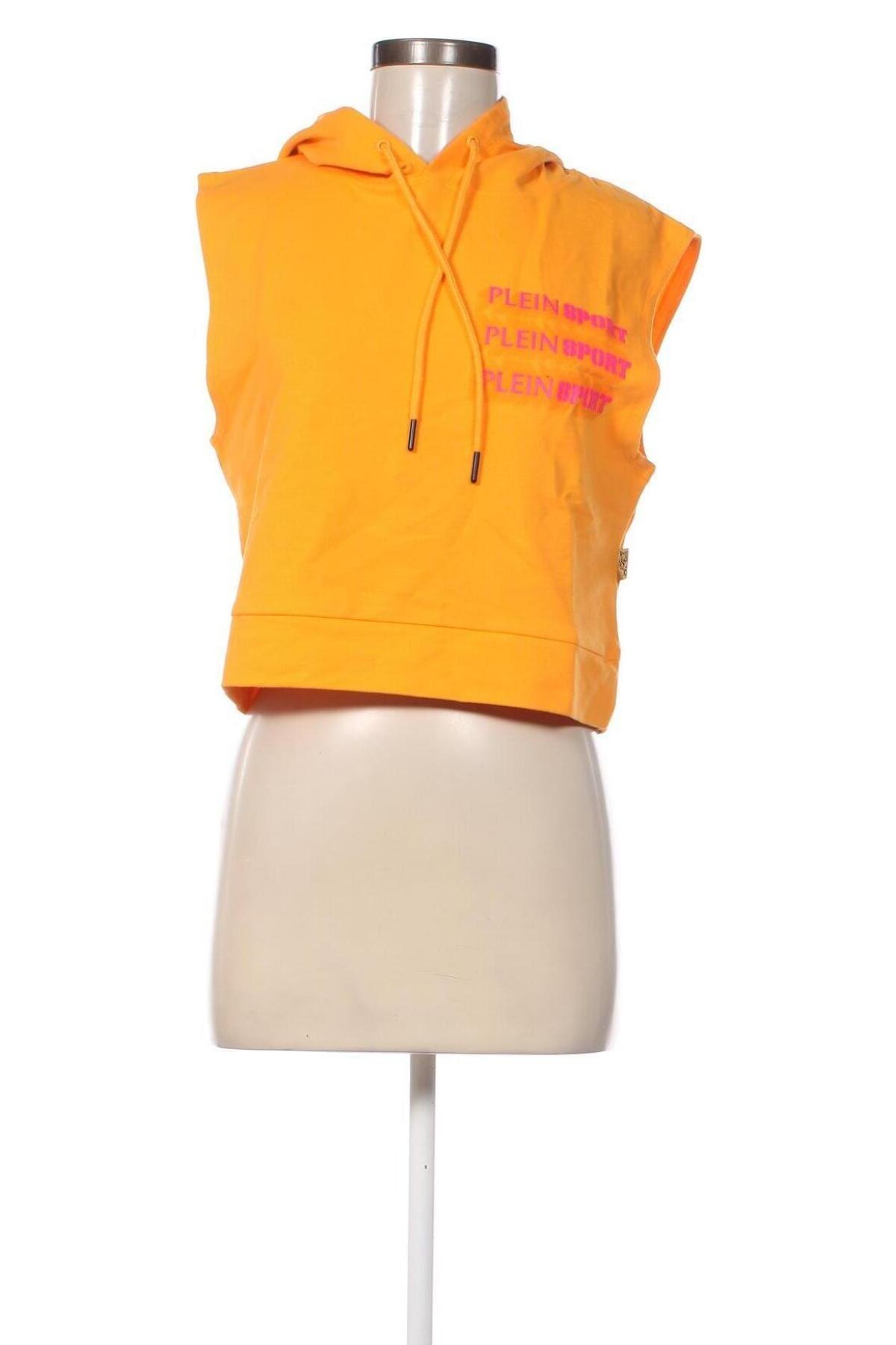 Γυναικείο φούτερ Plein Sport, Μέγεθος S, Χρώμα Κίτρινο, Τιμή 124,74 €