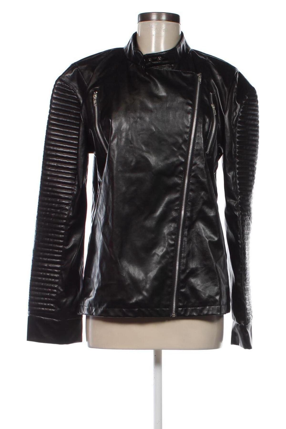 Damen Lederjacke, Größe XXL, Farbe Schwarz, Preis € 27,28