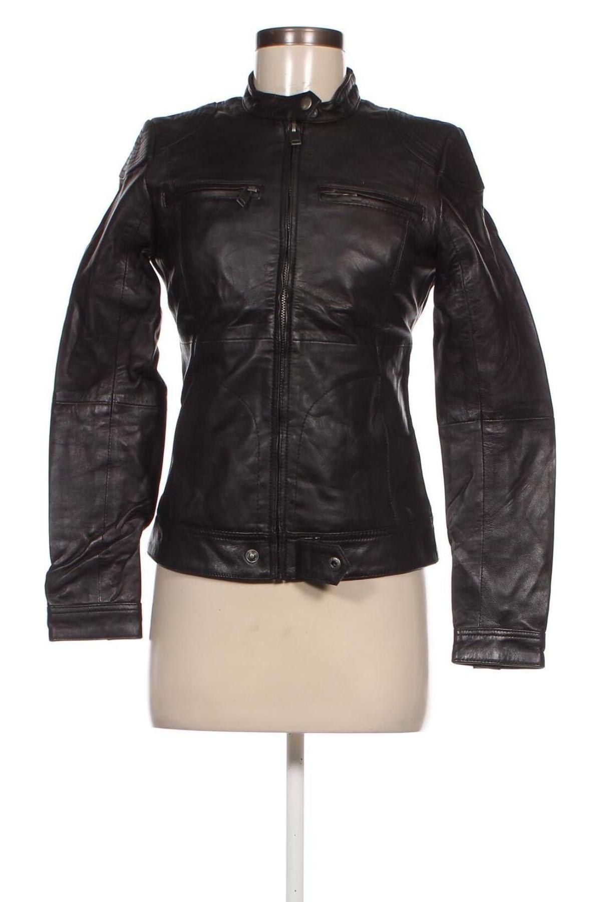 Dámska kožená bunda  Chyston, Veľkosť S, Farba Čierna, Cena  164,32 €