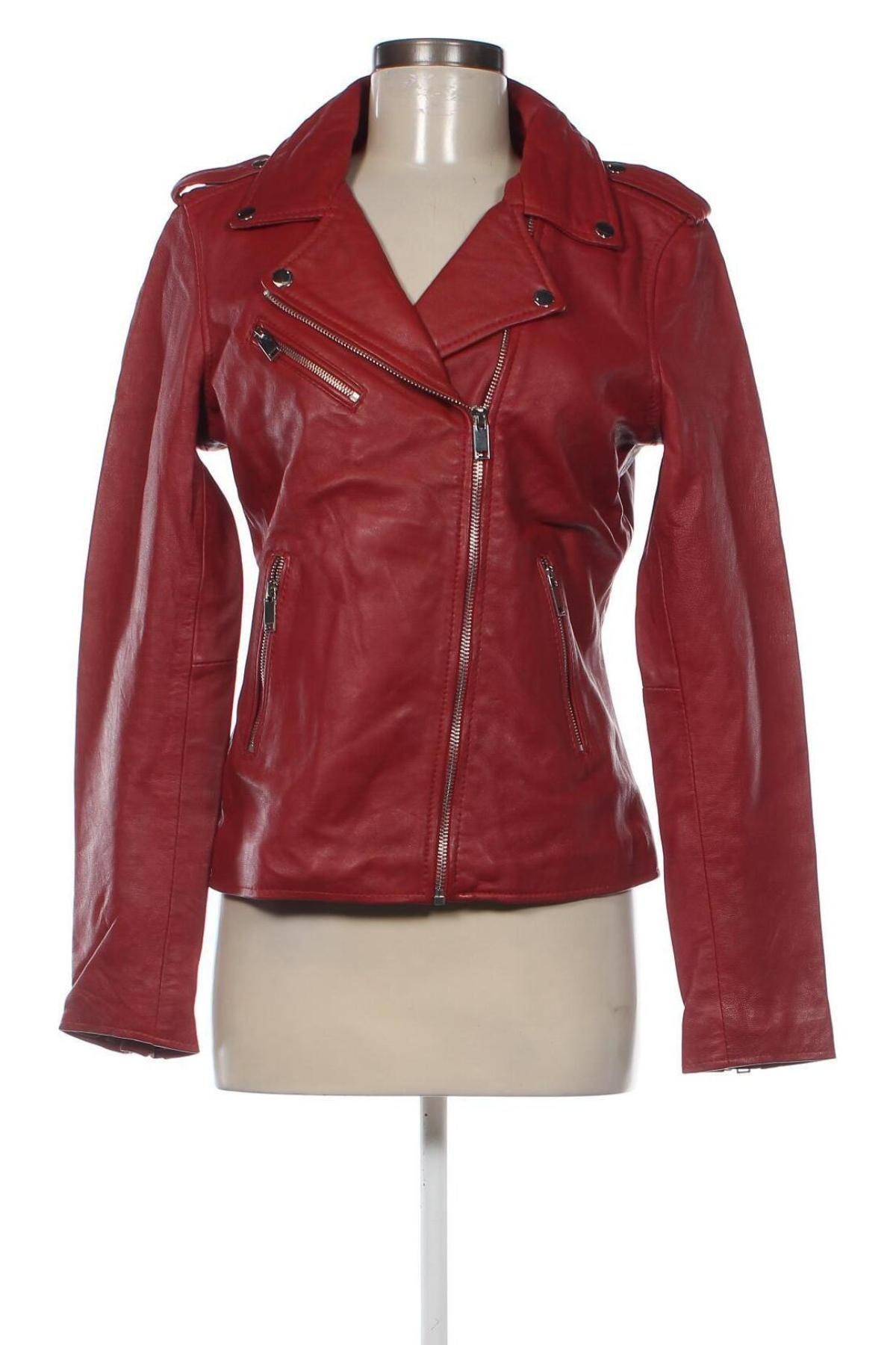 Dámska kožená bunda  Chyston, Veľkosť XL, Farba Červená, Cena  154,36 €