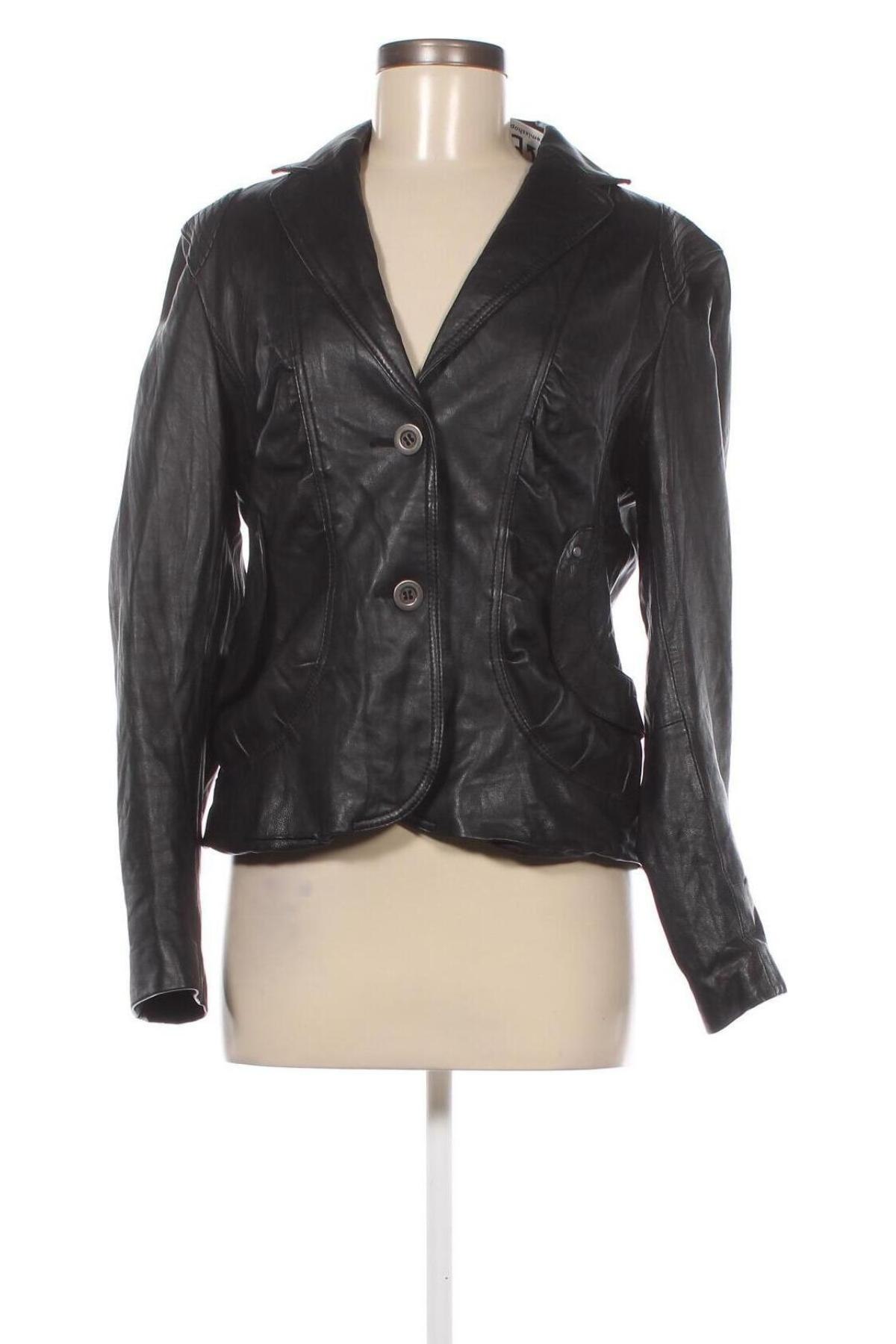 Dámska kožená bunda  Creton, Veľkosť M, Farba Čierna, Cena  111,12 €