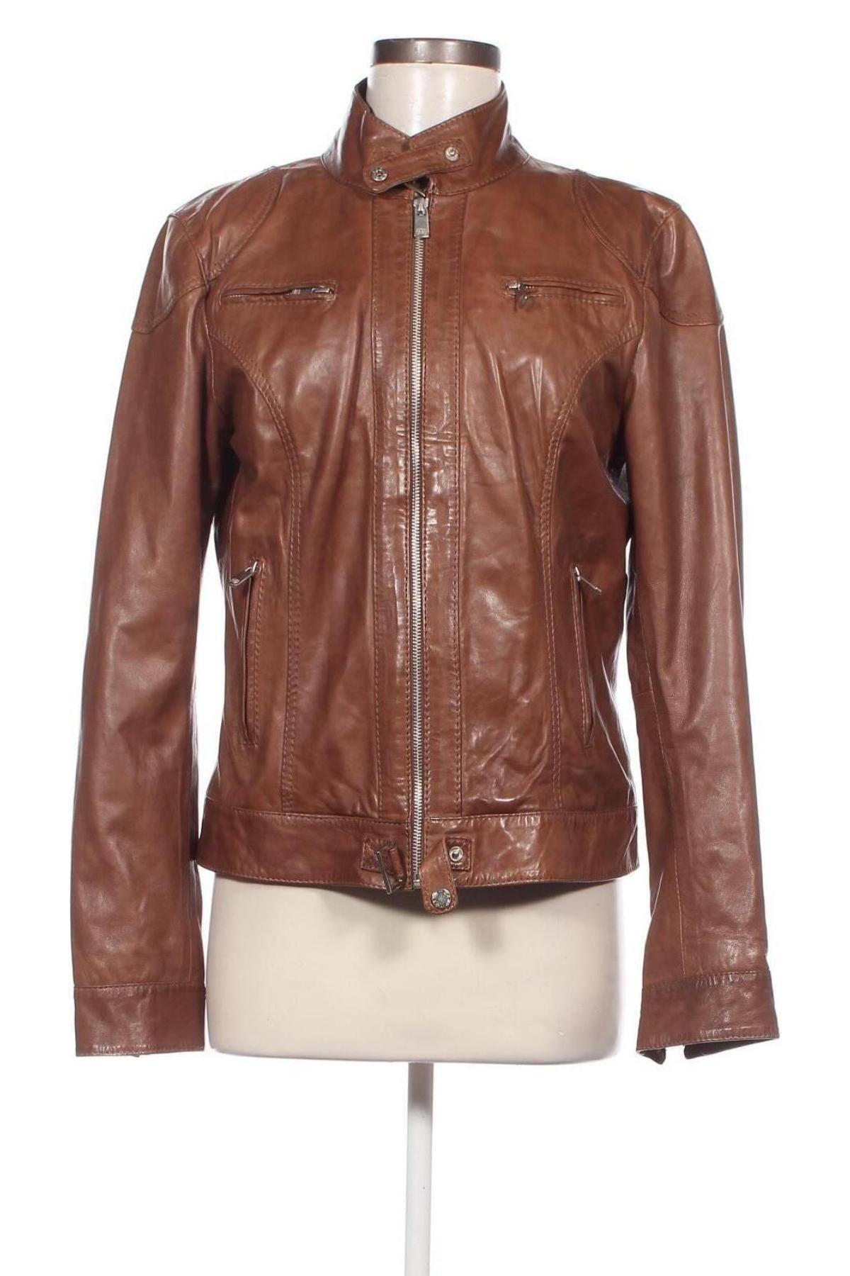 Dámska kožená bunda  Oakwood, Veľkosť XL, Farba Hnedá, Cena  91,29 €