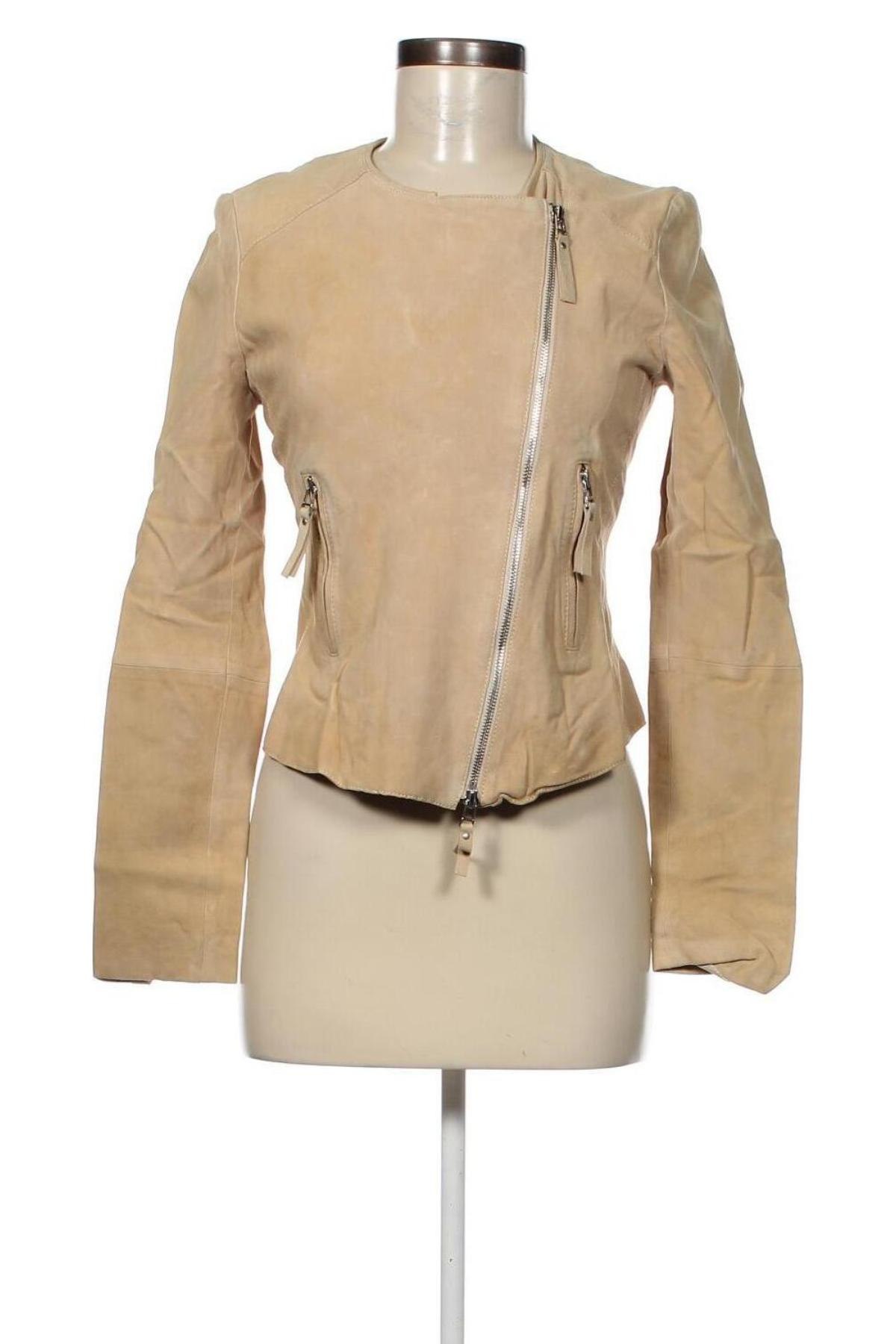 Dámská kožená bunda  Pinko, Velikost S, Barva Béžová, Cena  14 957,00 Kč
