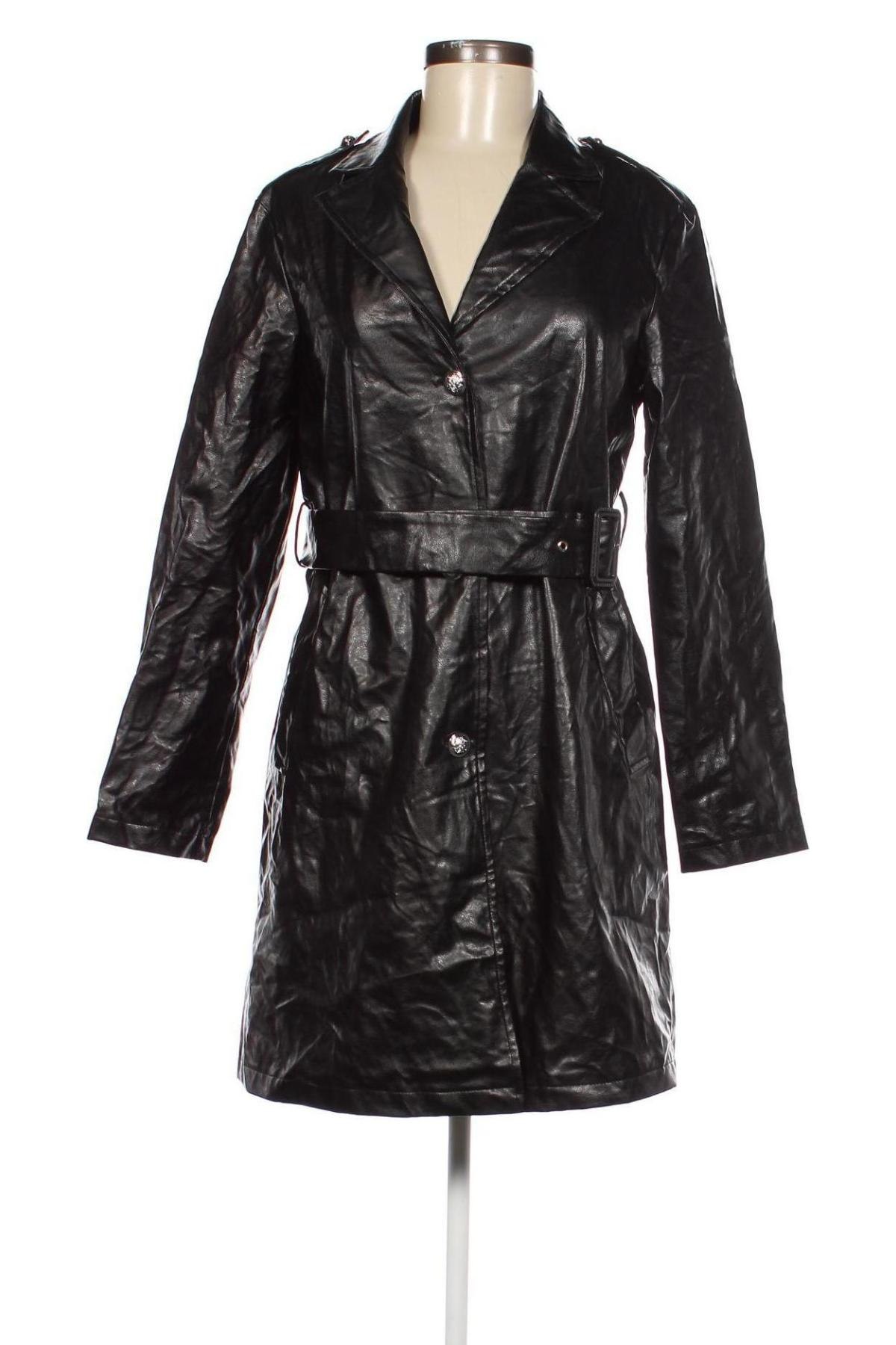 Damen Lederjacke SHEIN, Größe S, Farbe Schwarz, Preis € 34,10