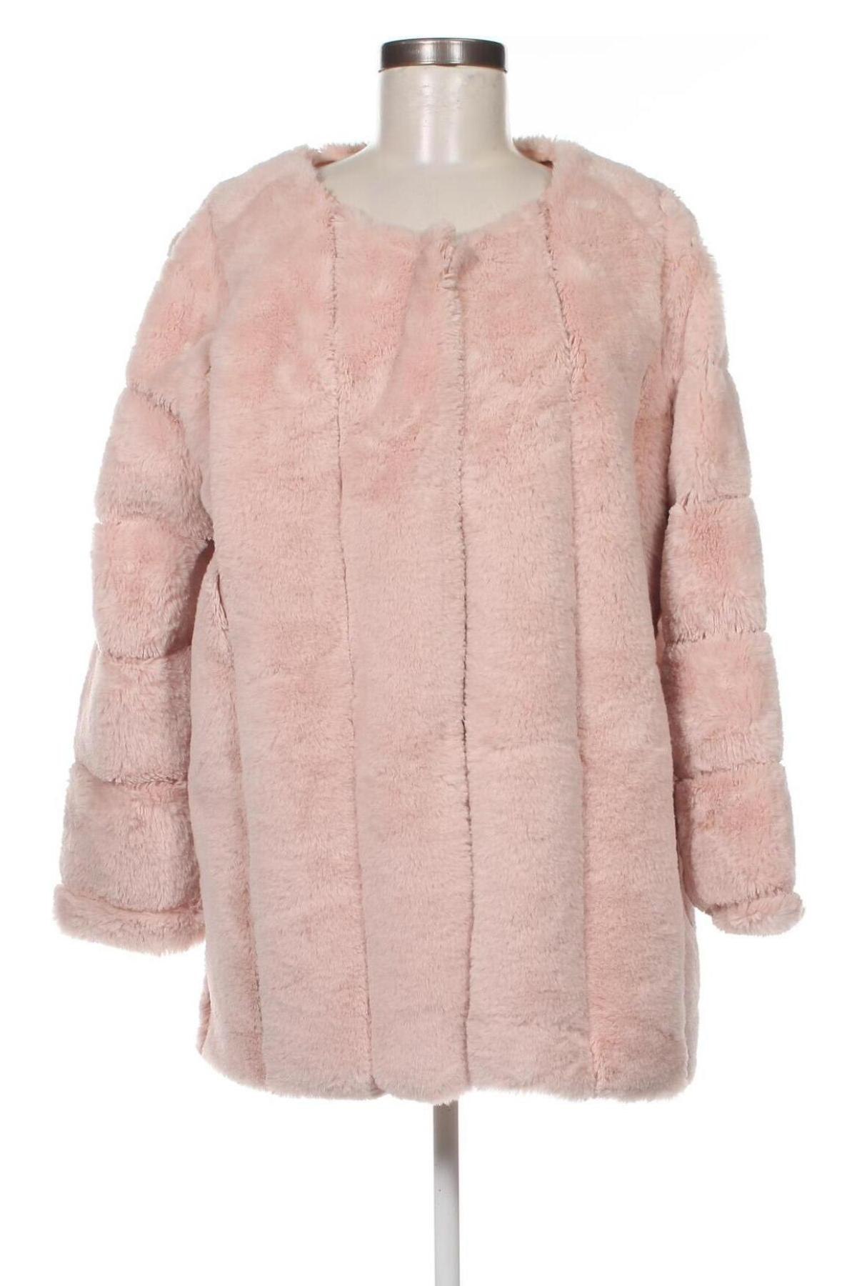 Дамско палто, Размер XXL, Цвят Розов, Цена 70,62 лв.
