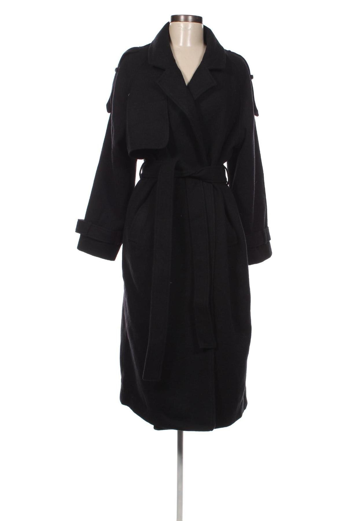 Дамско палто About You, Размер M, Цвят Черен, Цена 55,35 лв.