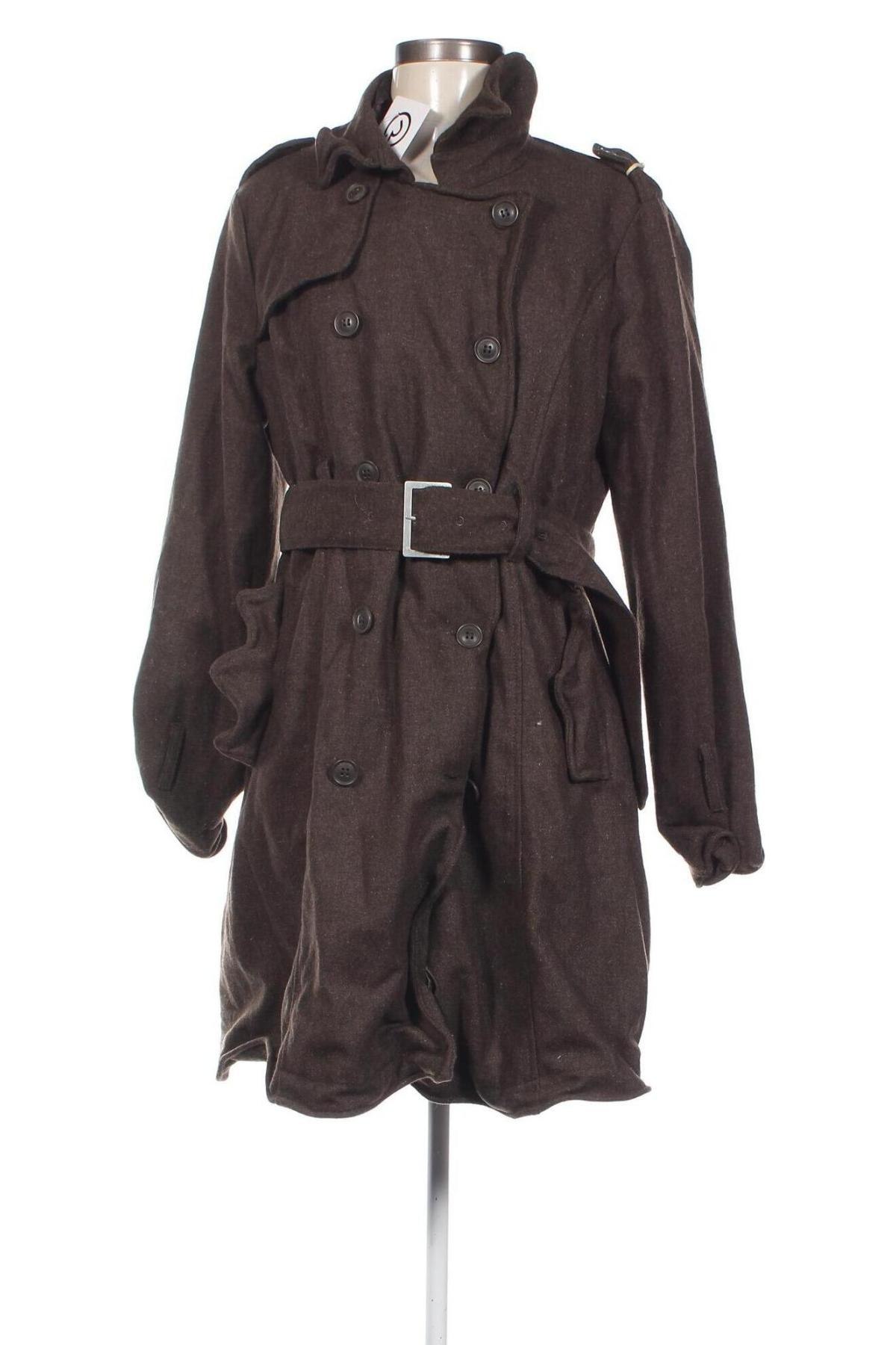Γυναικείο παλτό Attr@ttivo, Μέγεθος L, Χρώμα Καφέ, Τιμή 51,18 €