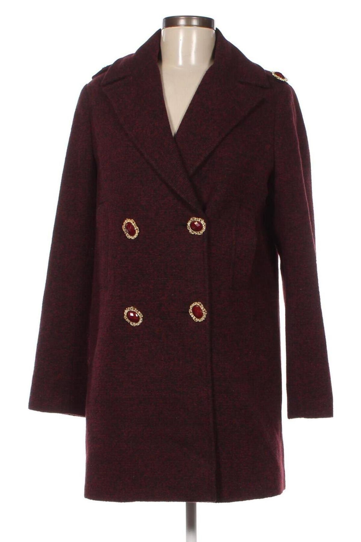 Γυναικείο παλτό Denny Rose, Μέγεθος L, Χρώμα Κόκκινο, Τιμή 90,66 €