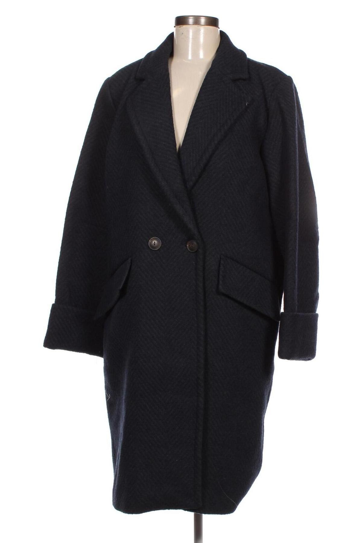Дамско палто Fransa, Размер M, Цвят Син, Цена 51,11 лв.