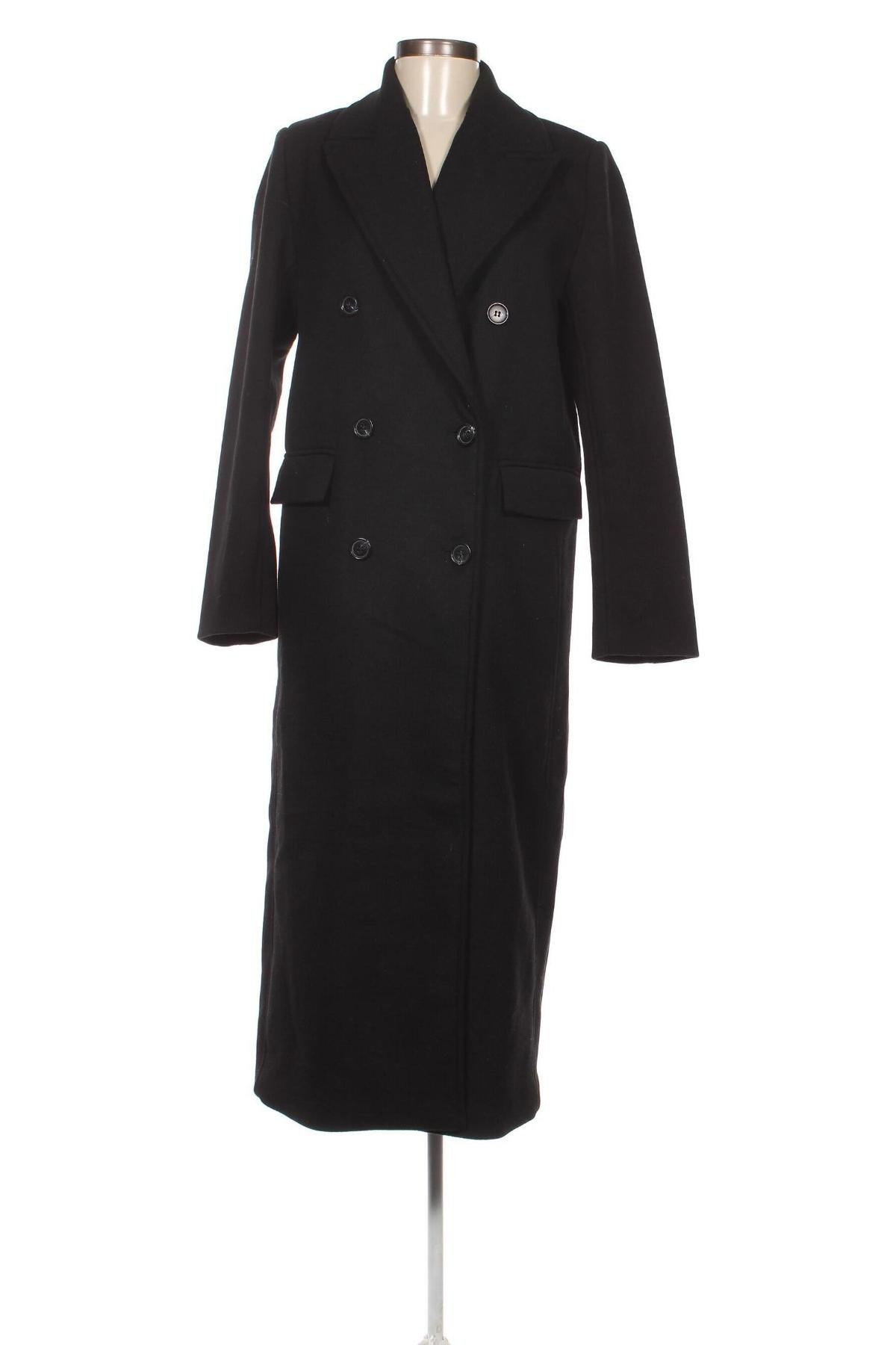 Γυναικείο παλτό Gina Tricot, Μέγεθος XS, Χρώμα Μαύρο, Τιμή 26,97 €