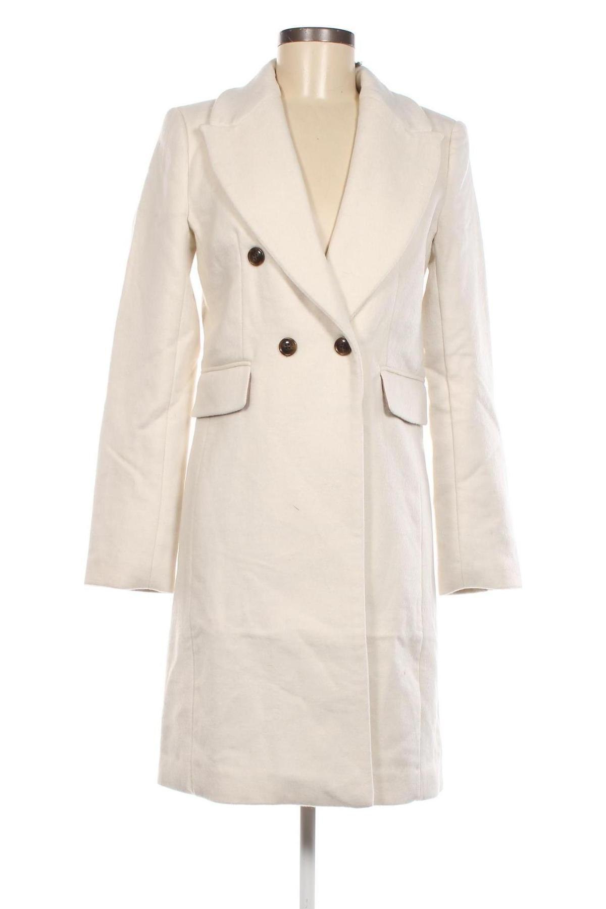 Γυναικείο παλτό Guido Maria Kretschmer for About You, Μέγεθος XS, Χρώμα Εκρού, Τιμή 128,35 €