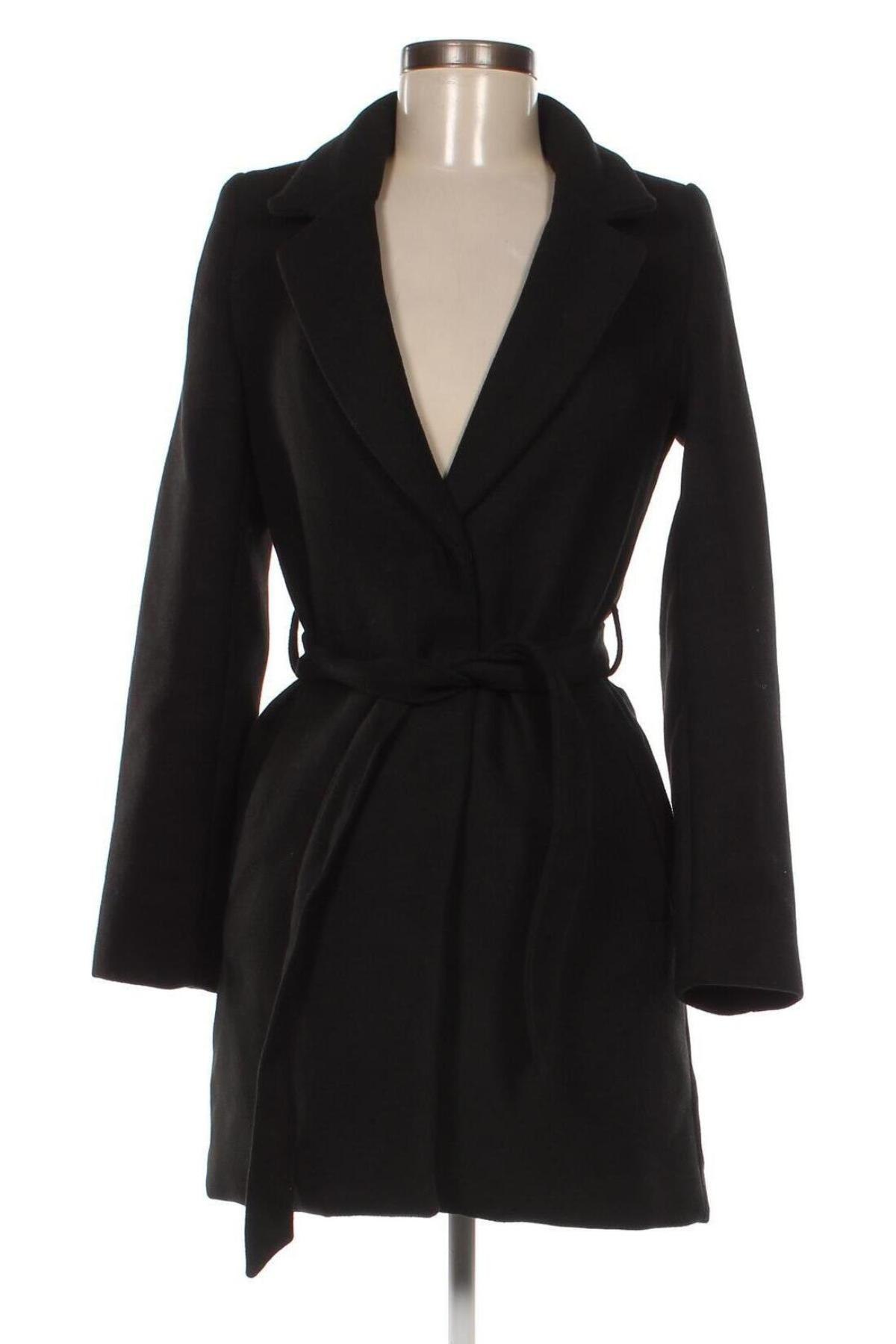 Palton de femei H&M Divided, Mărime XS, Culoare Negru, Preț 163,78 Lei