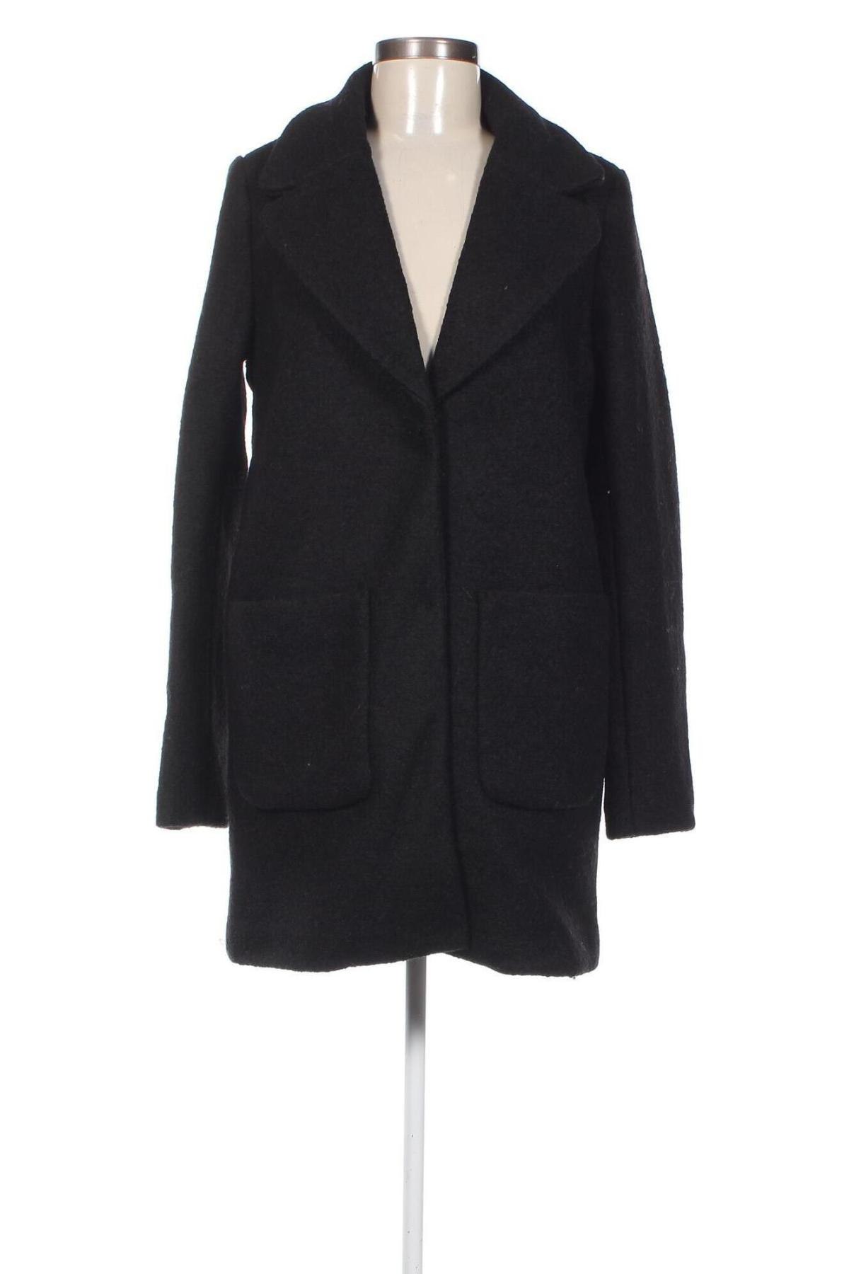 Γυναικείο παλτό Ichi, Μέγεθος XS, Χρώμα Μαύρο, Τιμή 24,66 €