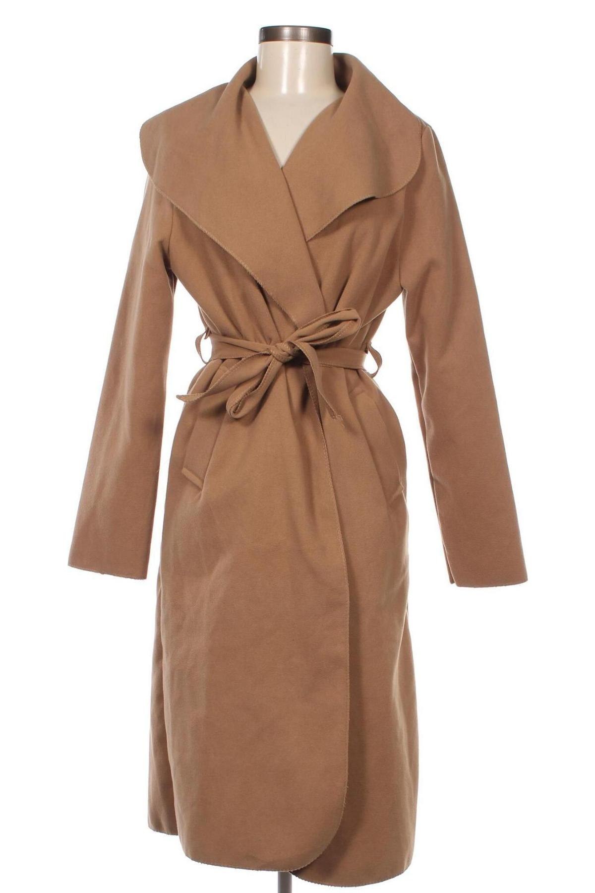 Дамско палто Made In Italy, Размер M, Цвят Кафяв, Цена 28,89 лв.