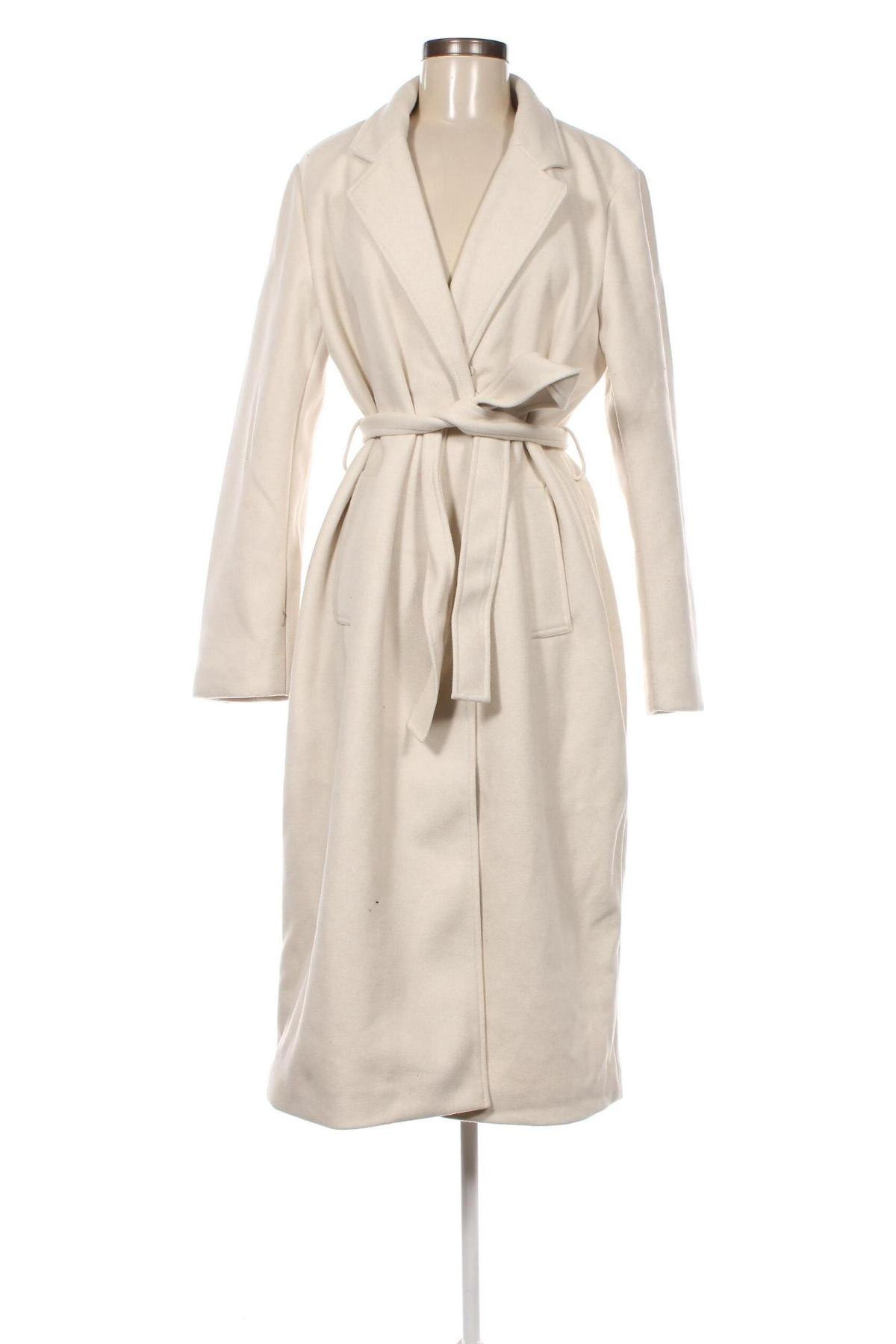 Γυναικείο παλτό ONLY, Μέγεθος L, Χρώμα Εκρού, Τιμή 25,29 €