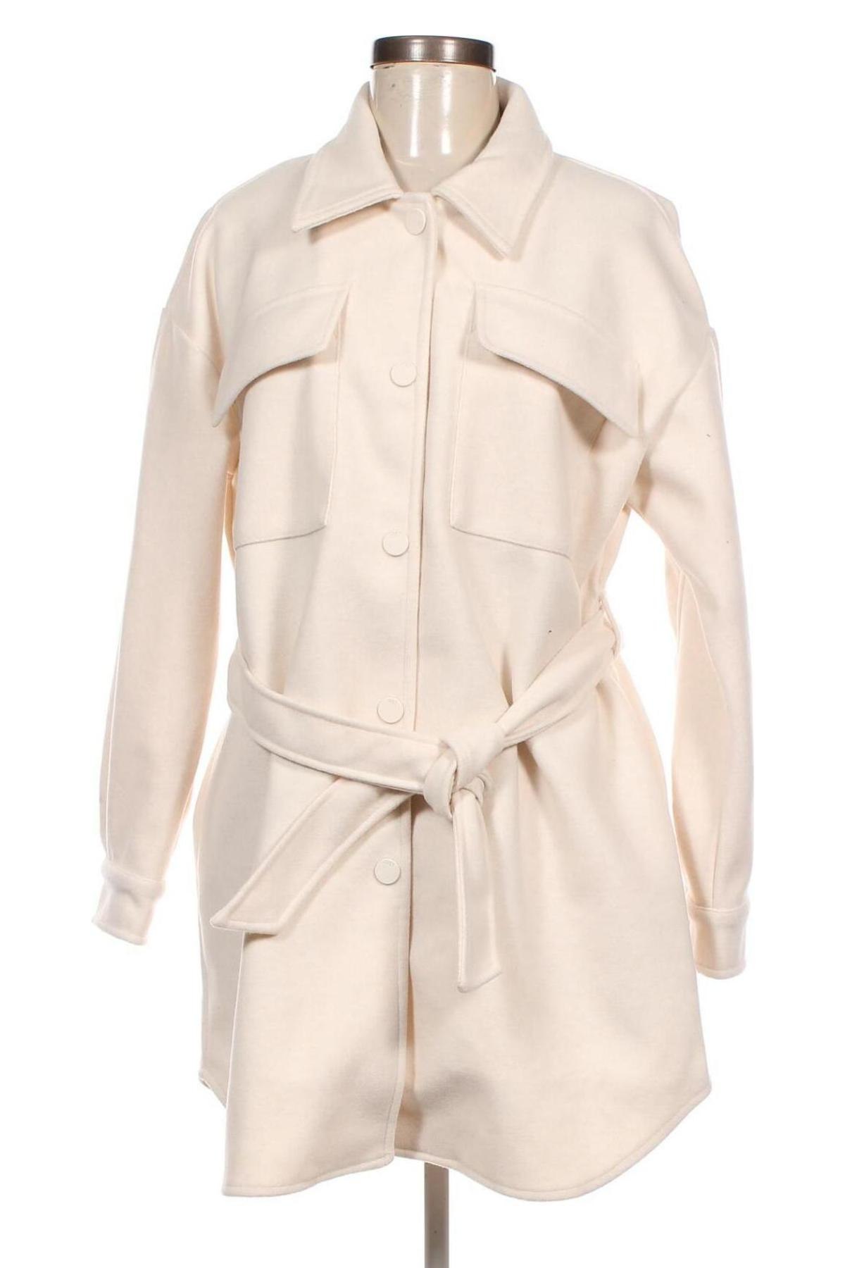 Γυναικείο παλτό ONLY, Μέγεθος M, Χρώμα Εκρού, Τιμή 19,67 €
