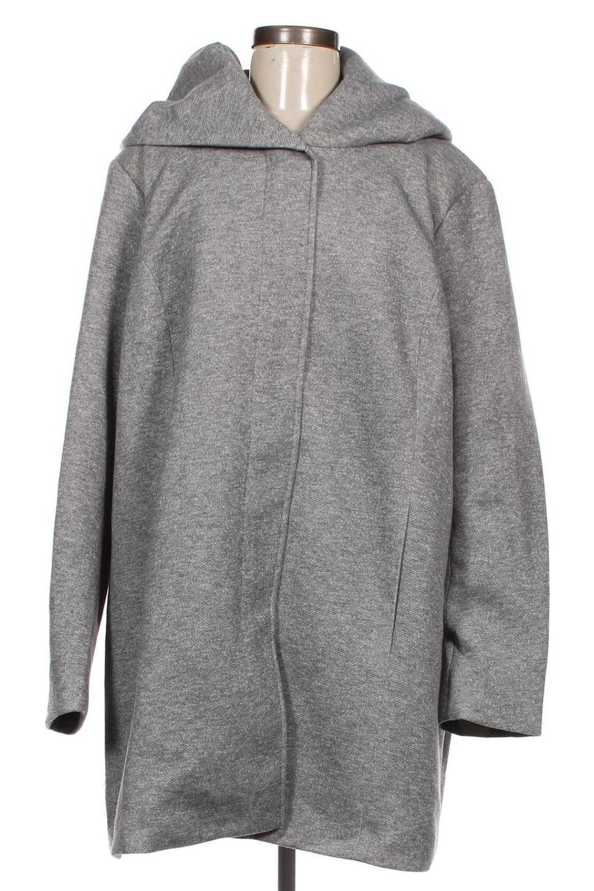 Γυναικείο παλτό ONLY Carmakoma, Μέγεθος L, Χρώμα Γκρί, Τιμή 21,35 €