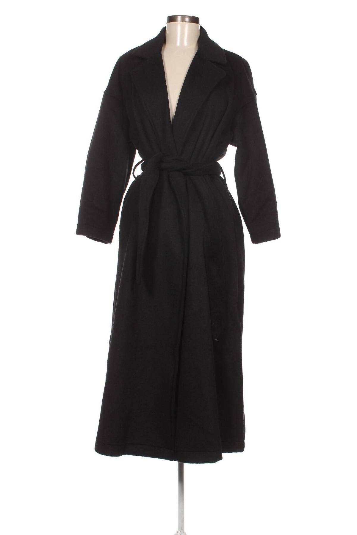 Дамско палто Object, Размер M, Цвят Черен, Цена 68,12 лв.