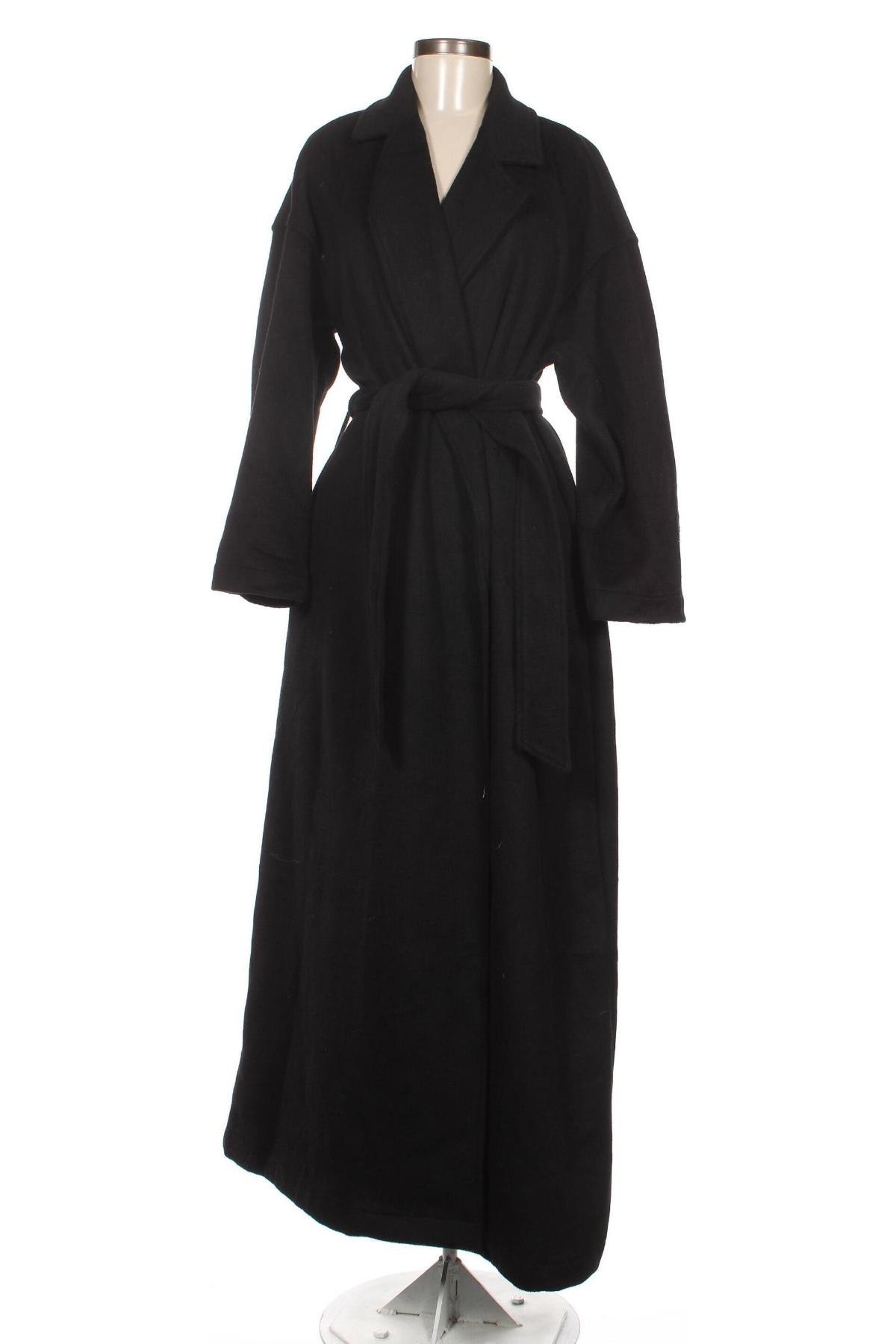 Γυναικείο παλτό Object, Μέγεθος L, Χρώμα Μαύρο, Τιμή 138,66 €