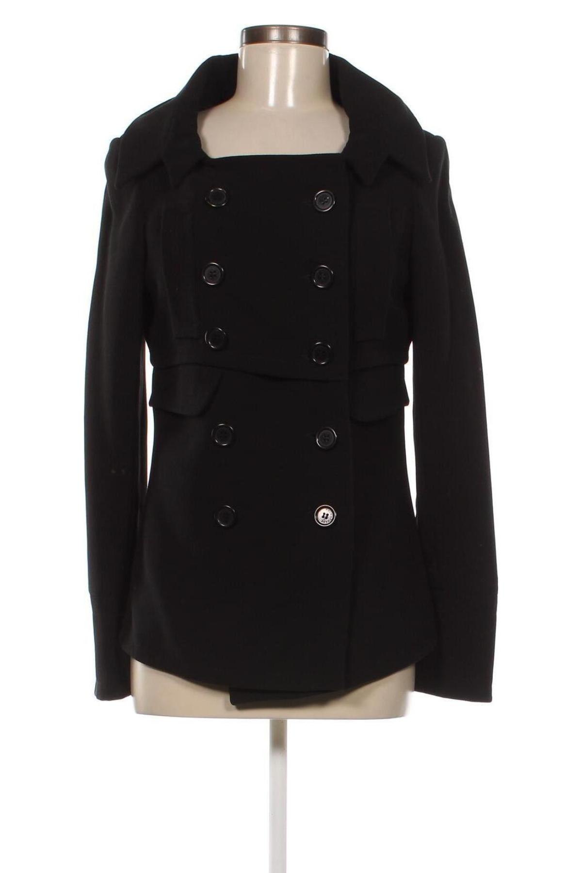 Дамско палто Polo Garage, Размер XS, Цвят Черен, Цена 39,00 лв.