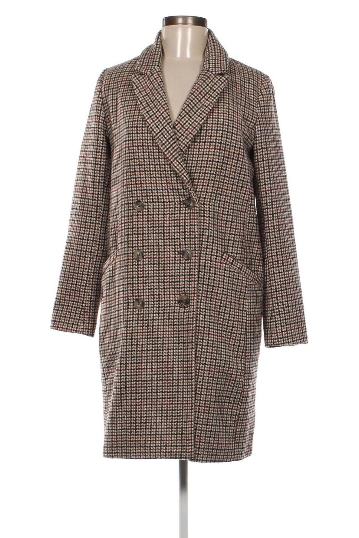 Дамско палто Sinsay, Размер S, Цвят Многоцветен, Цена 24,61 лв.