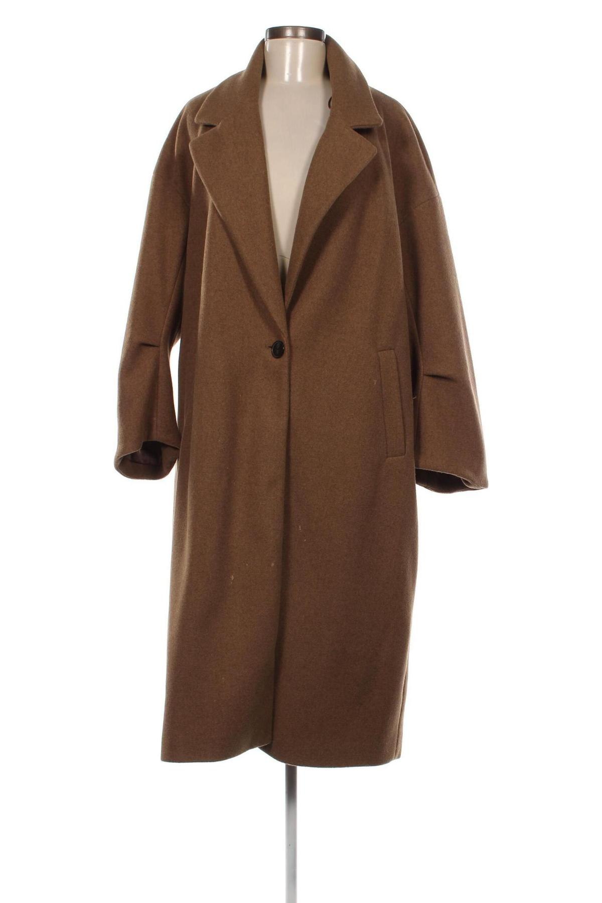 Palton de femei Zara, Mărime M, Culoare Maro, Preț 95,10 Lei