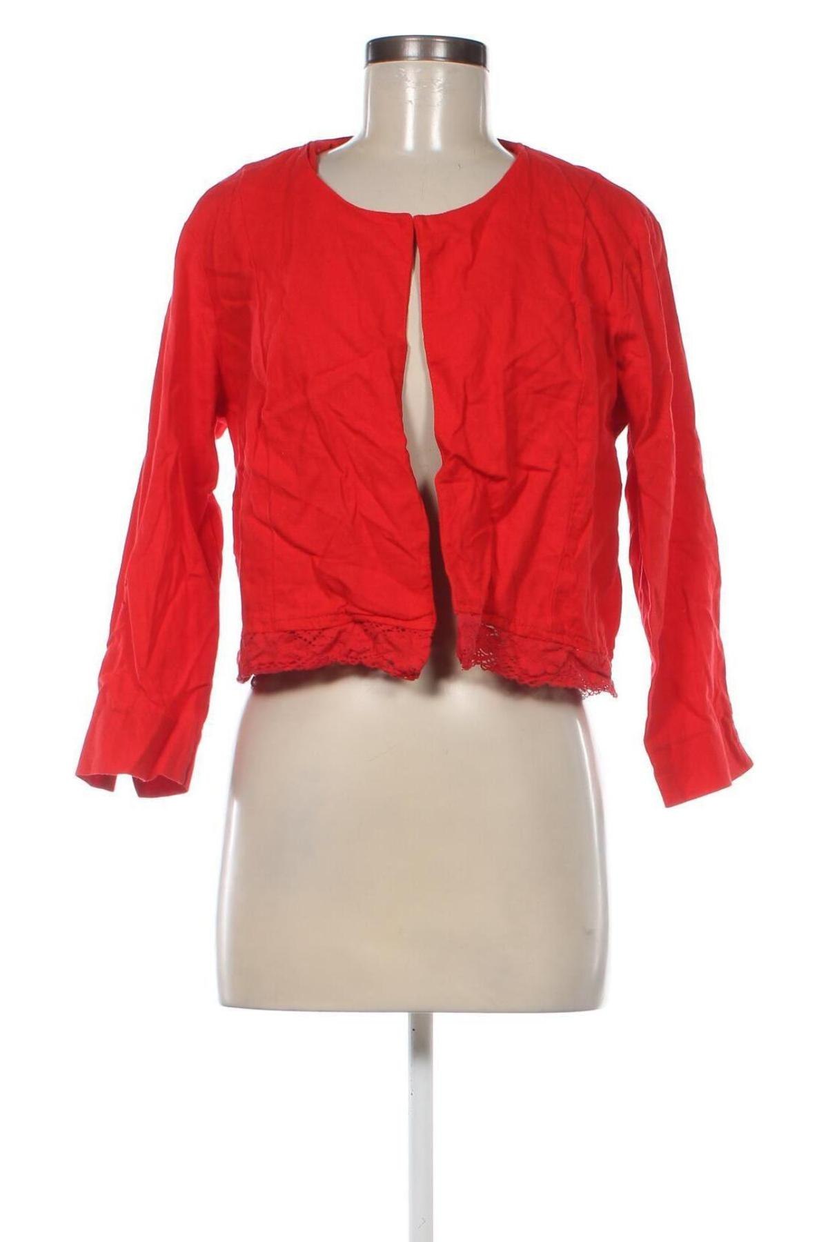 Γυναικείο σακάκι Mana, Μέγεθος L, Χρώμα Κόκκινο, Τιμή 27,22 €