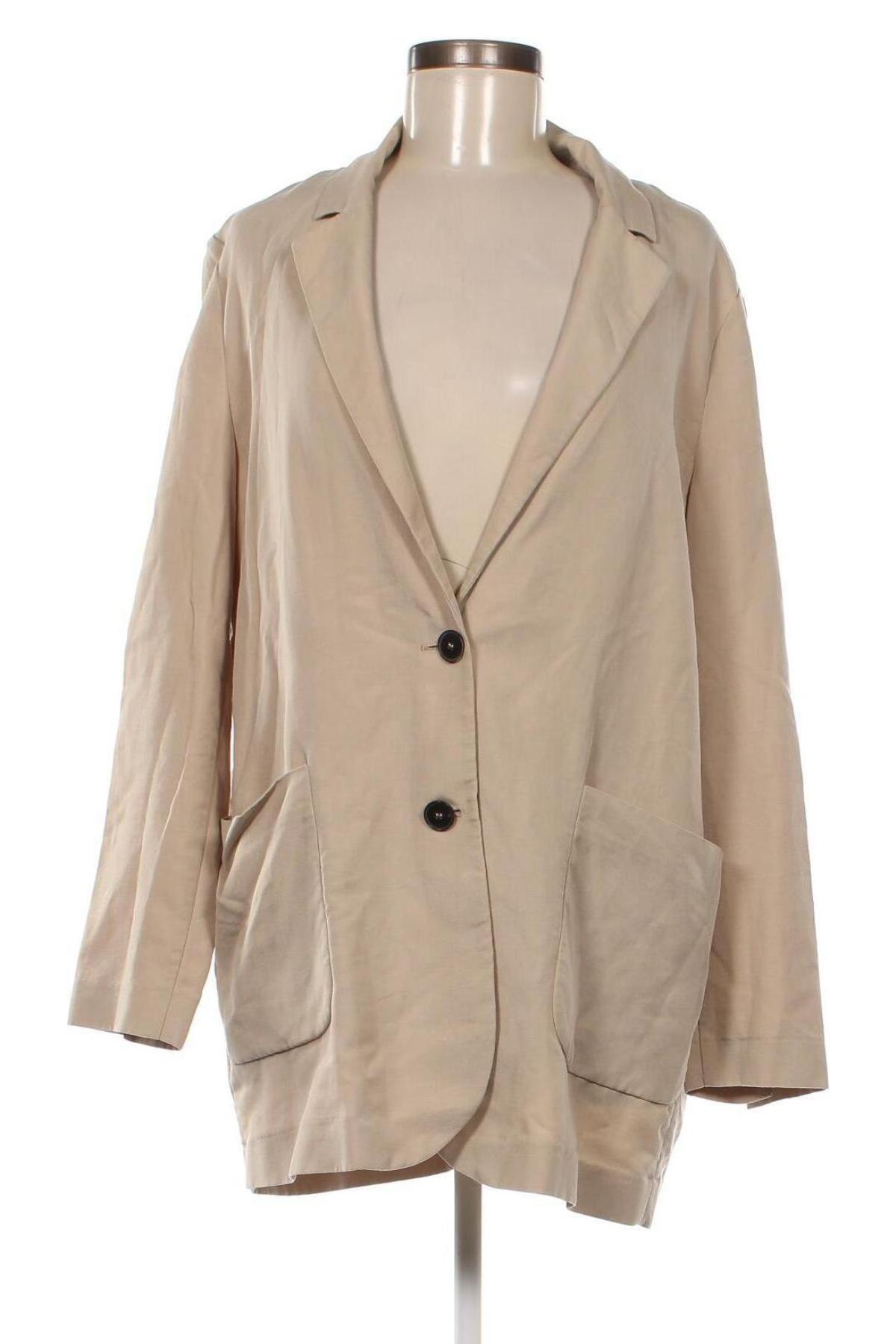 Damen Blazer Mango, Größe XL, Farbe Beige, Preis 3,27 €