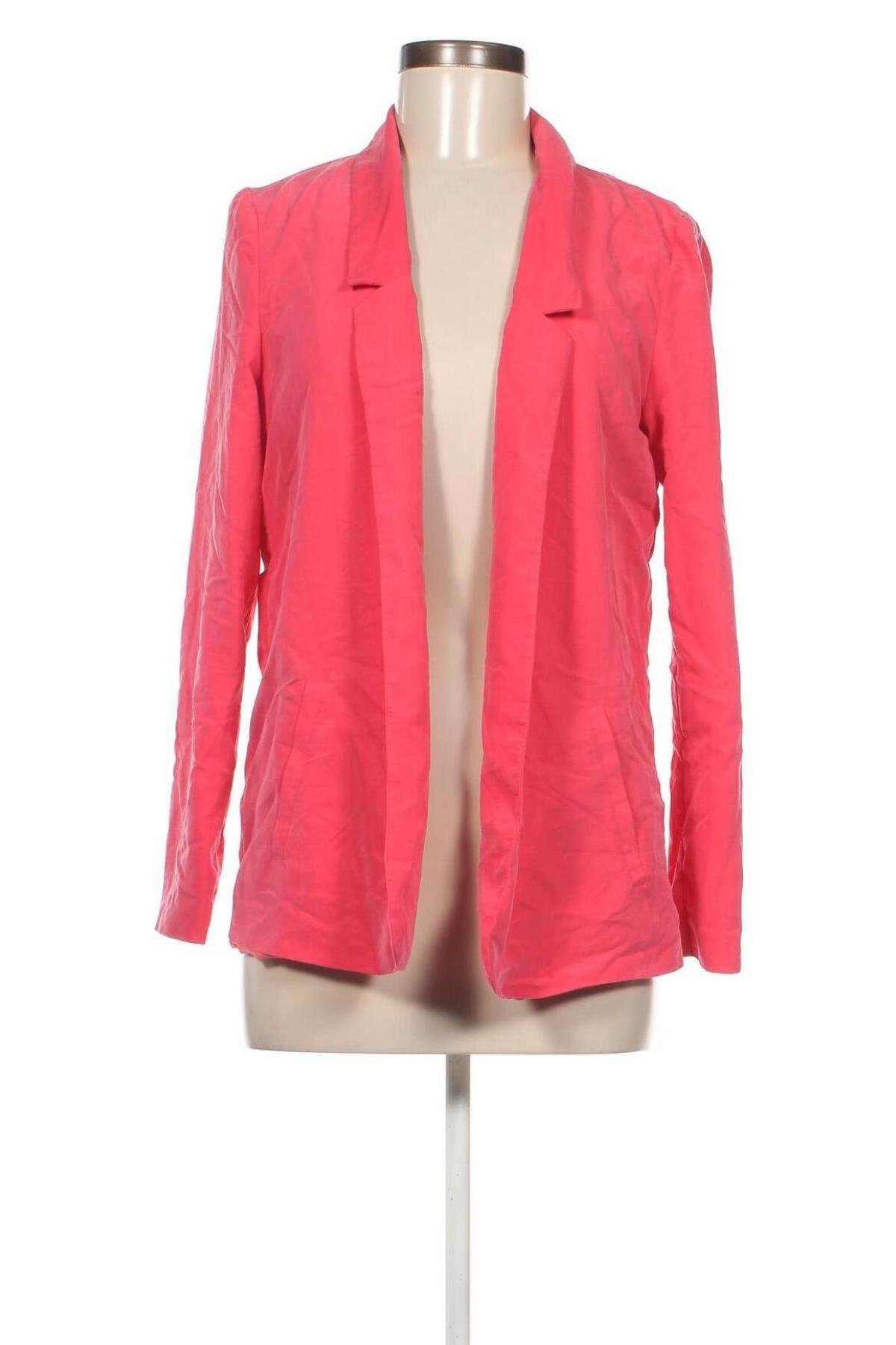 Дамско сако Zara Trafaluc, Размер L, Цвят Розов, Цена 34,00 лв.